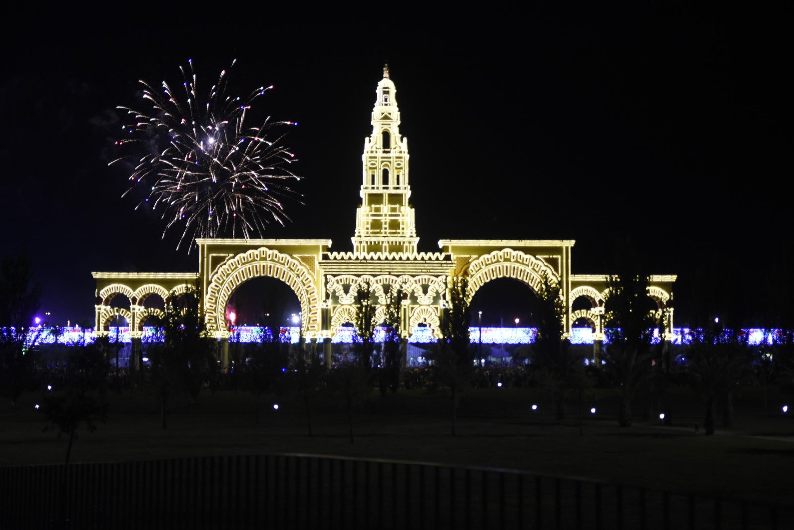 Imágenes de la primera noche de Feria