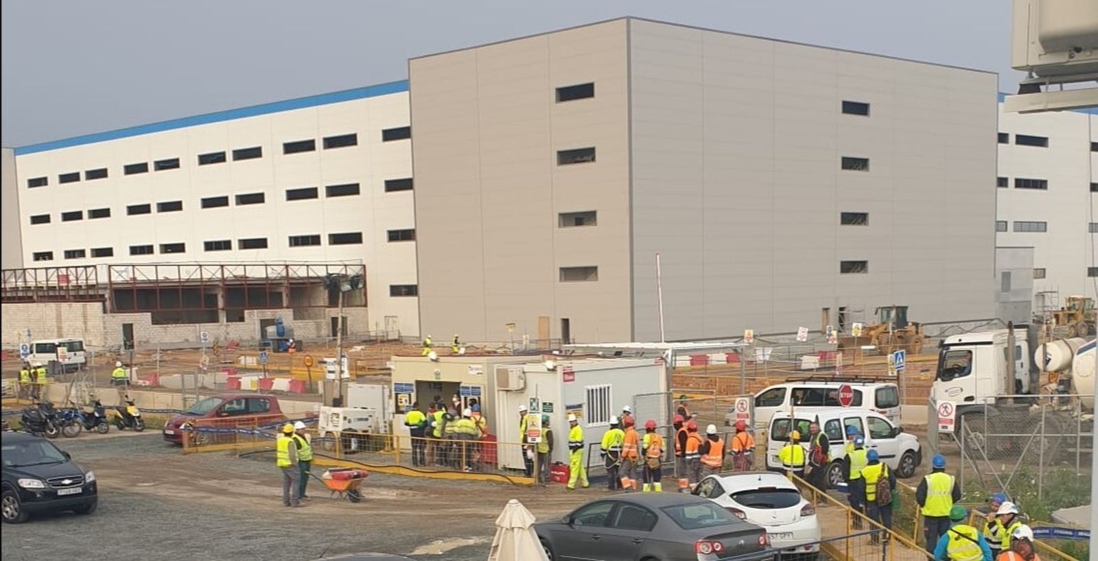 La obra de Amazon en Dos Hermanas