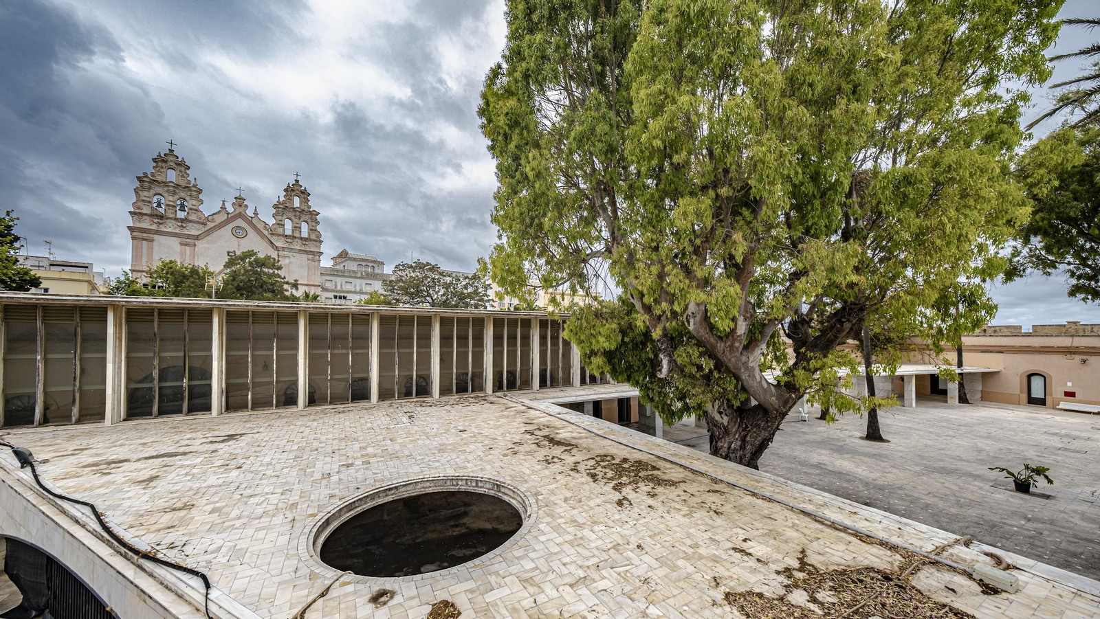 Las imágenes de las obras en el Baluarte de Candelaria de Cádiz