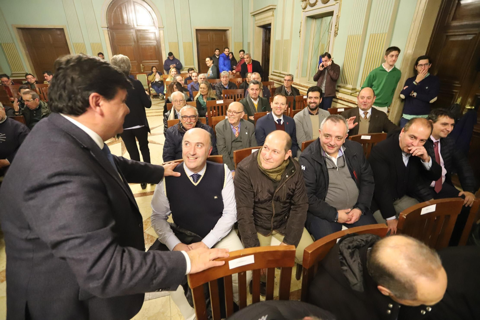Imágenes de la presentación del cartel de la Semana Santa de Huelva de 2020