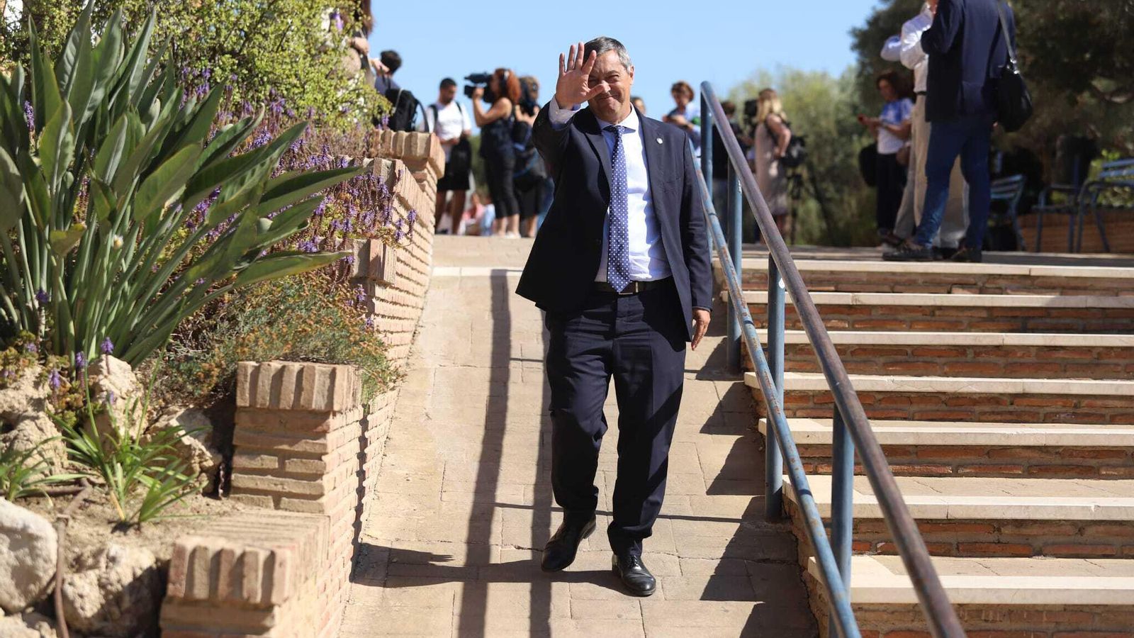 El rector de la Universidad de Málaga, Teodomiro López Navarrete. El rector de la Universidad de Málaga, Teodomiro López Navarrete.