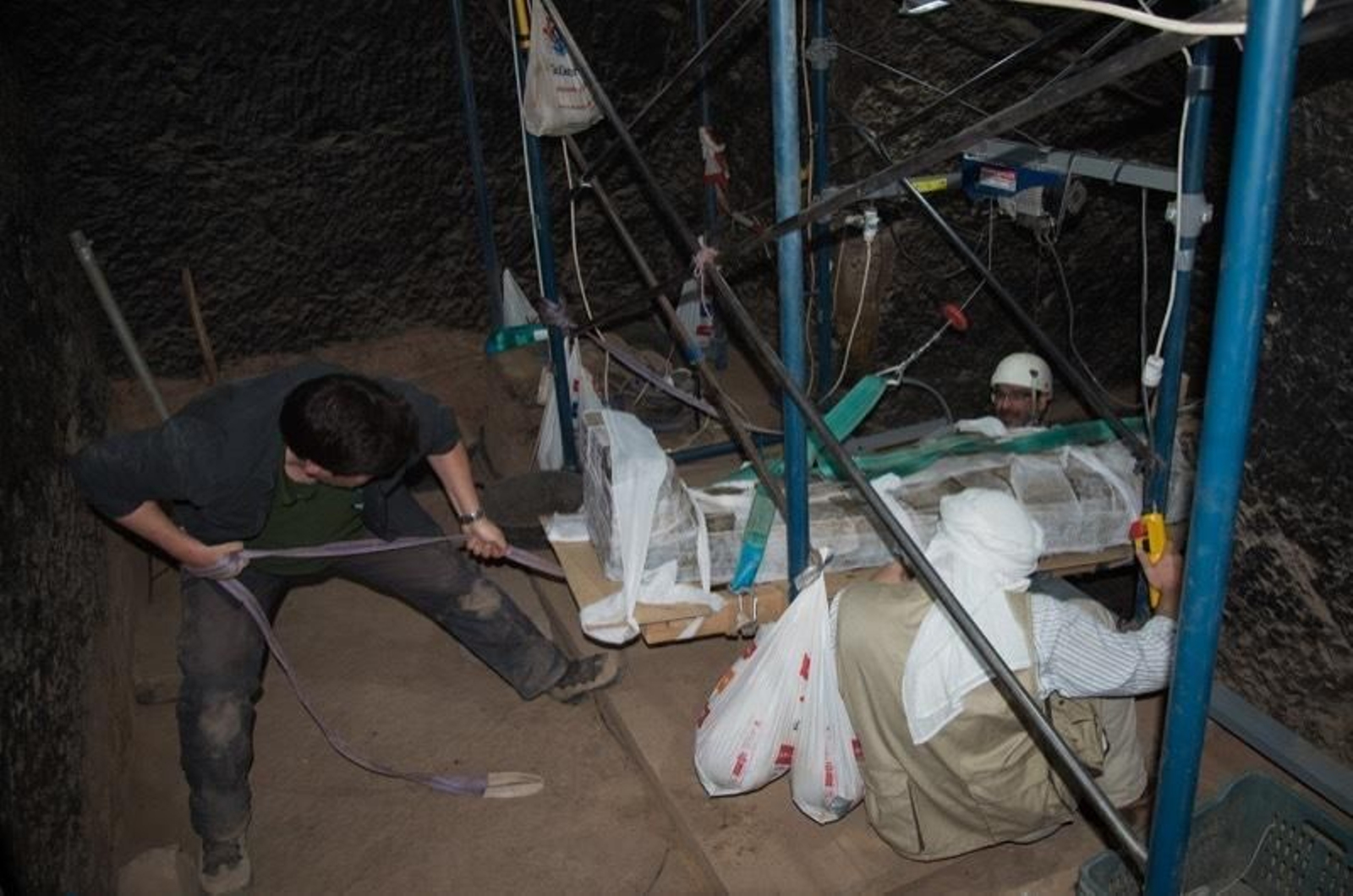 Imágenes de la última campaña del equipo liderado por Alejandro Jiménez en la necrópolis de Qubbet el-Hawa.
