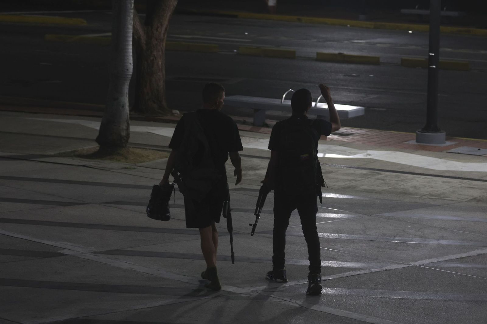 Las imágenes del ataque de los EEUU a Venezuela