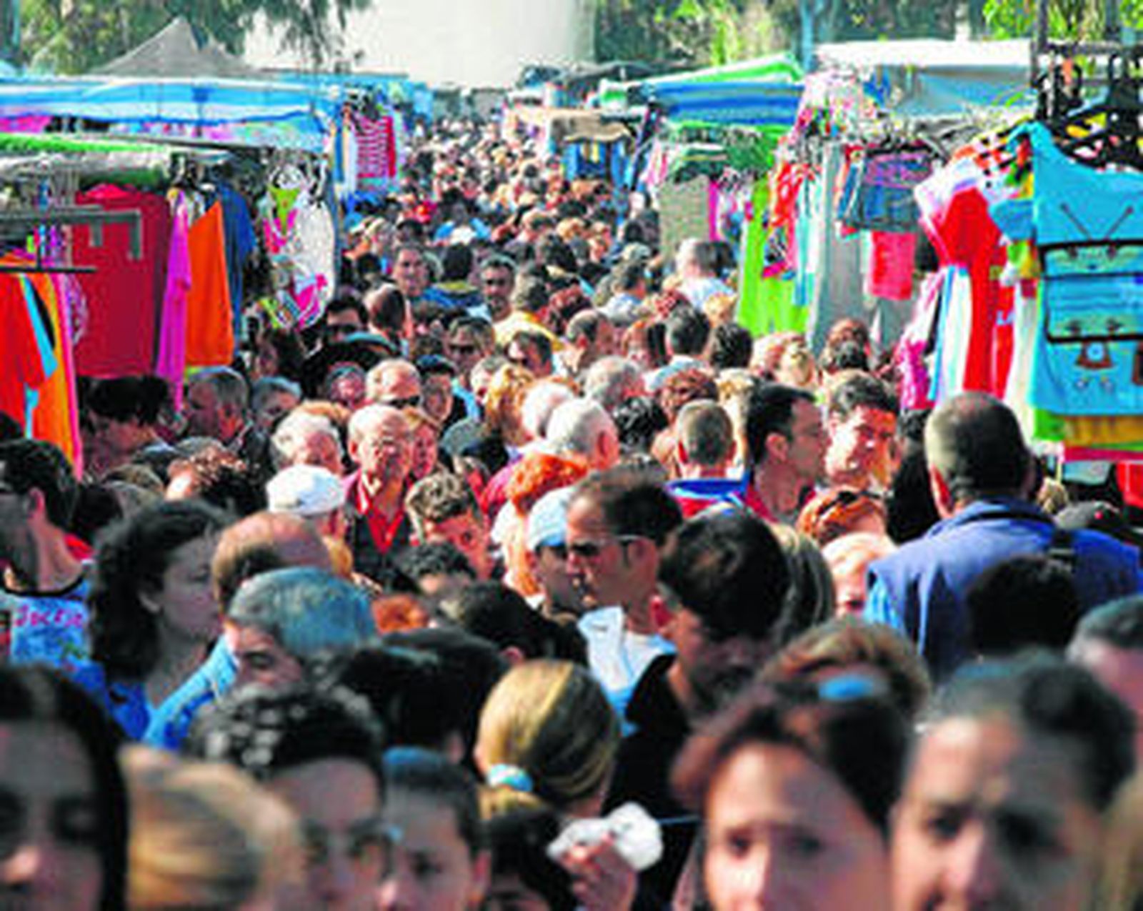 Vista del rastro de Martiricos.
