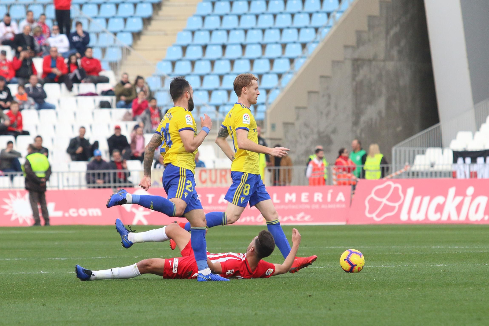 Las imágenes del Almería-Cádiz