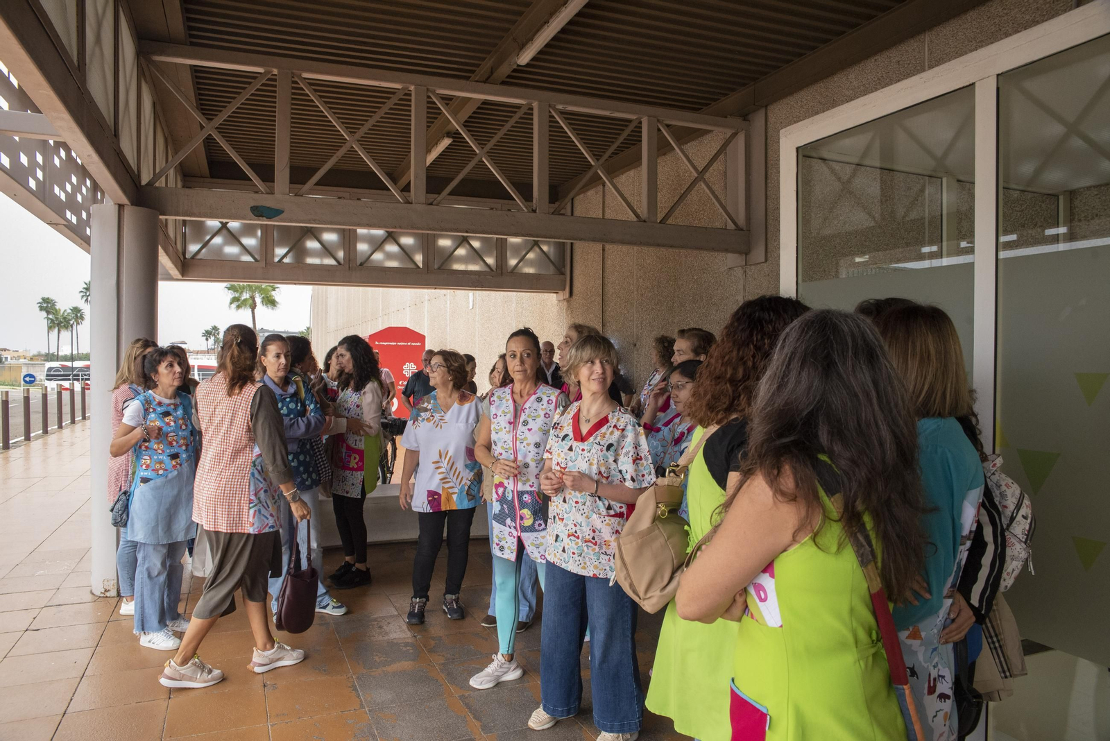 Las fotos de la concentración en La Línea contra el aumento de ratios y la falta de personal en las escuelas infantiles