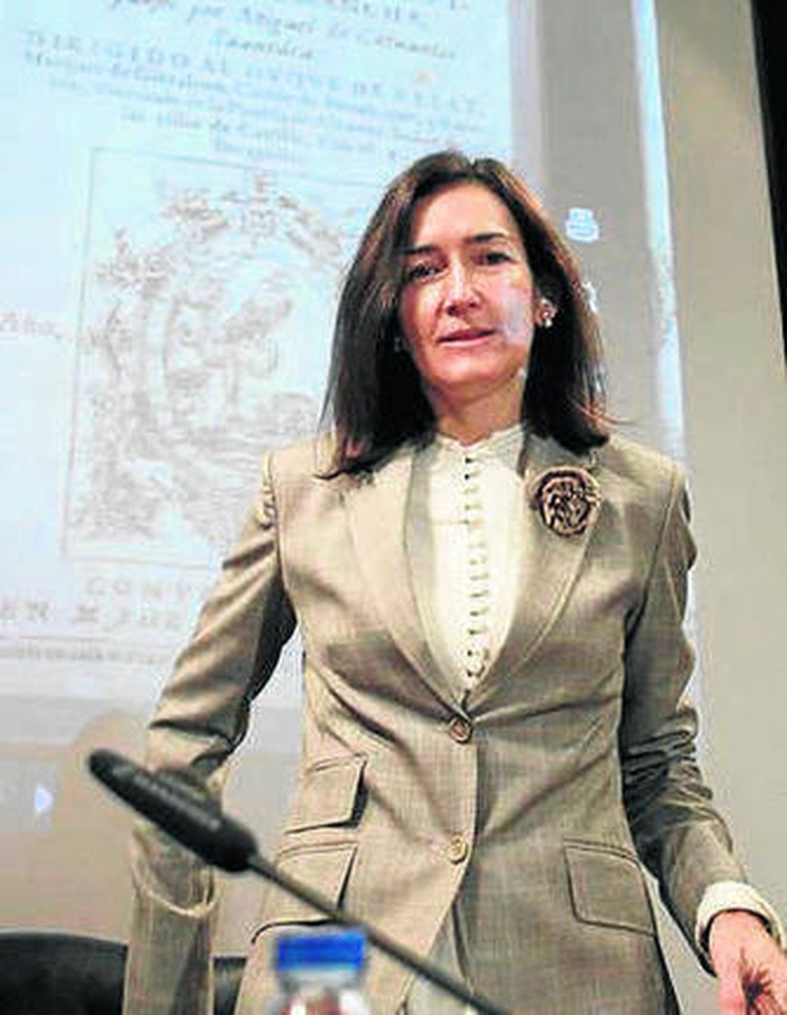 La ministra González-Sinde.