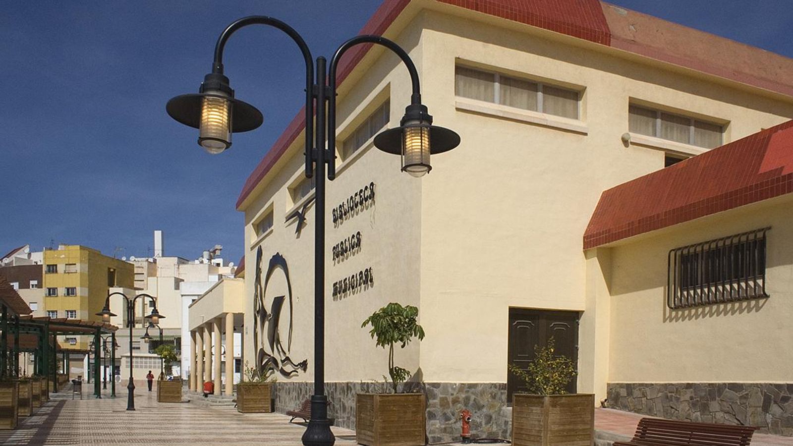 Biblioteca de Roquetas, en Almería.