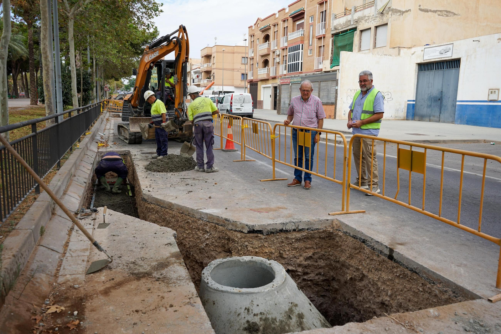 Las labores han consistido en la restitución de cuatro imbornales