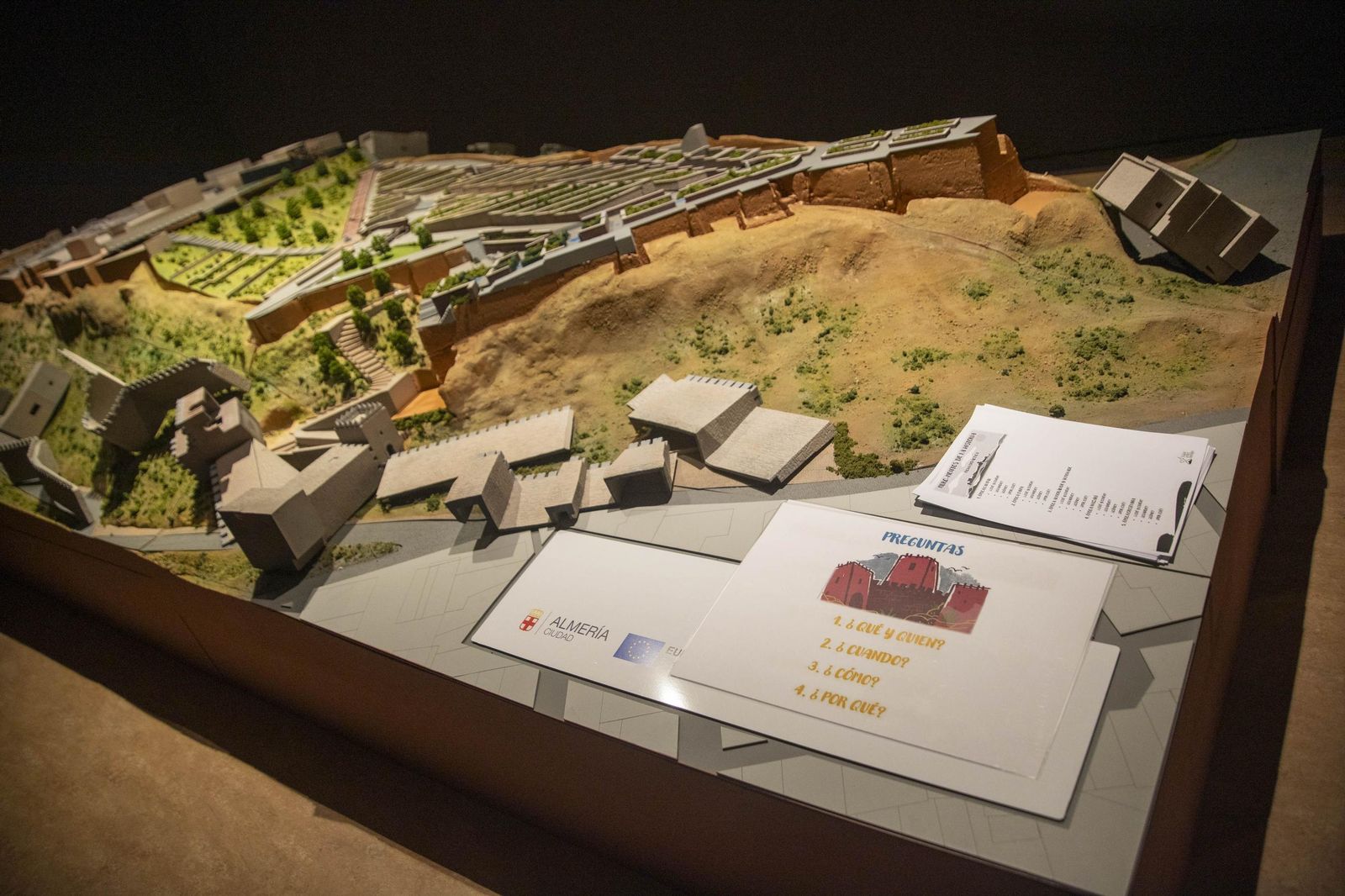 Presentación de la maqueta de la Alcazaba de Almería, en imágenes