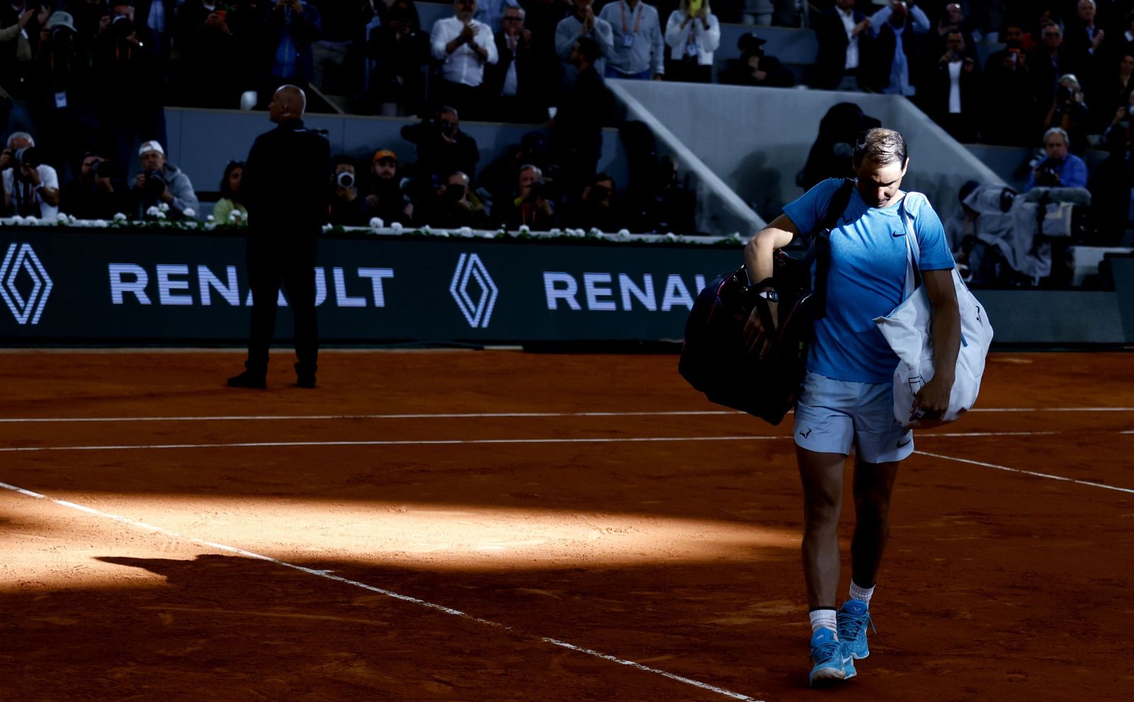 Las fotos del adiós de Nadal en Roland Garros