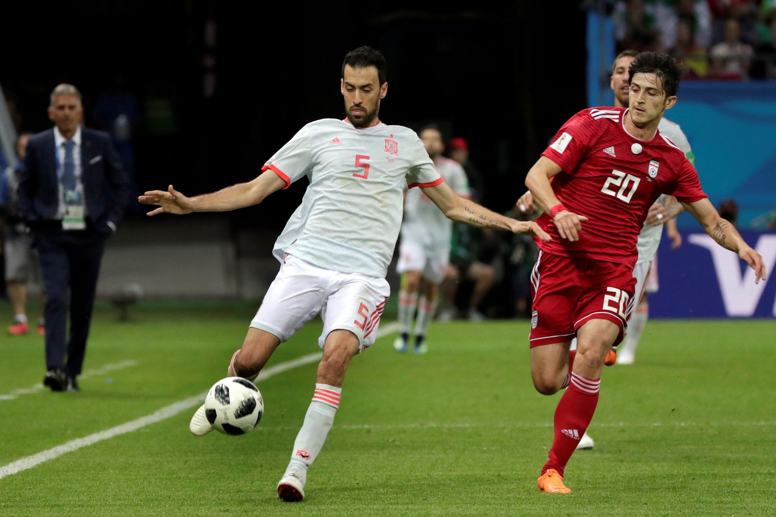 Las imágenes del Irán-España