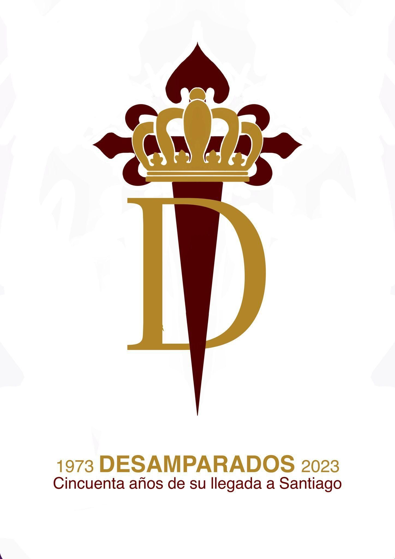 Logotipo 50 aniversario Virgen de los Desamparados.