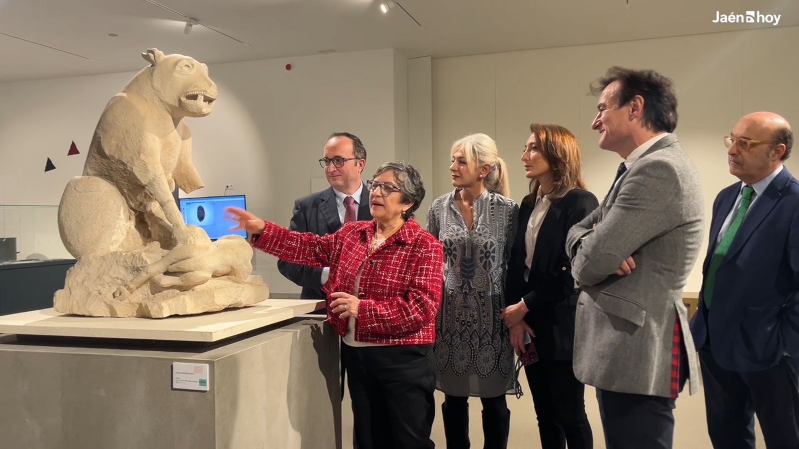Visita de la consejera de Cultura, Patricia del Pozo, al Museo Íbero de Jaén