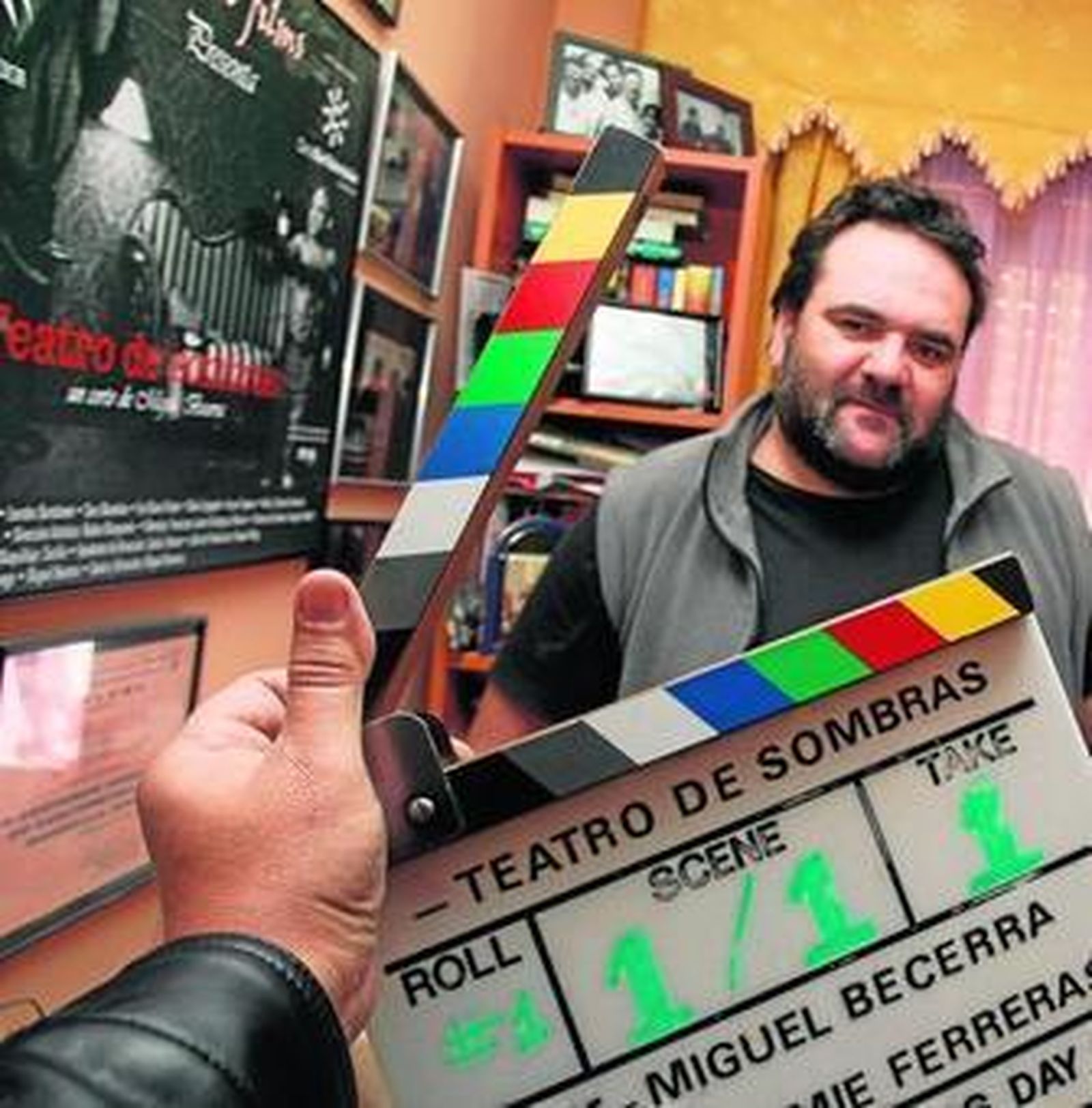 Imagen de archivo de Miguel Becerra, cineasta linense.