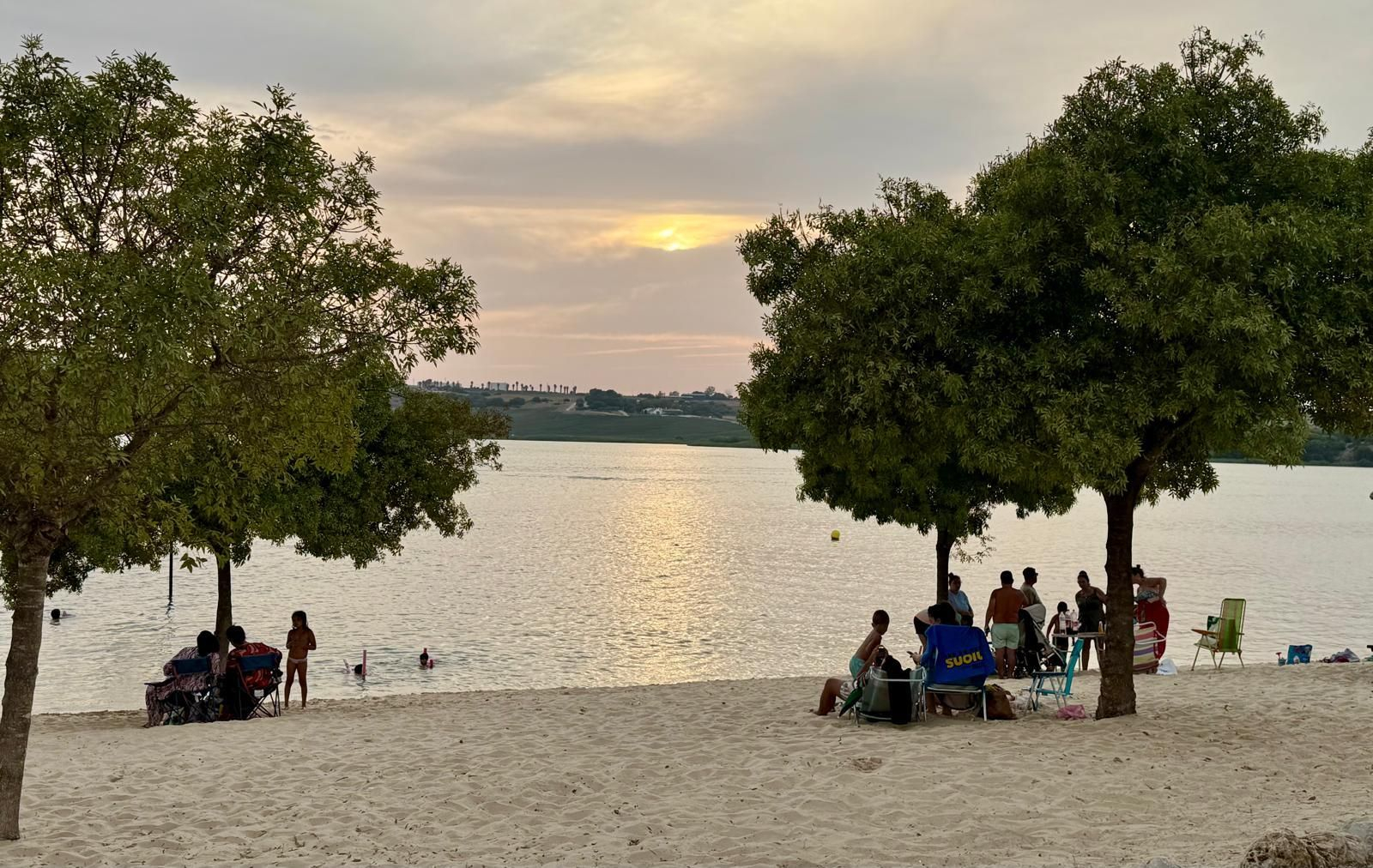 La playita de Arcos al atardecer.