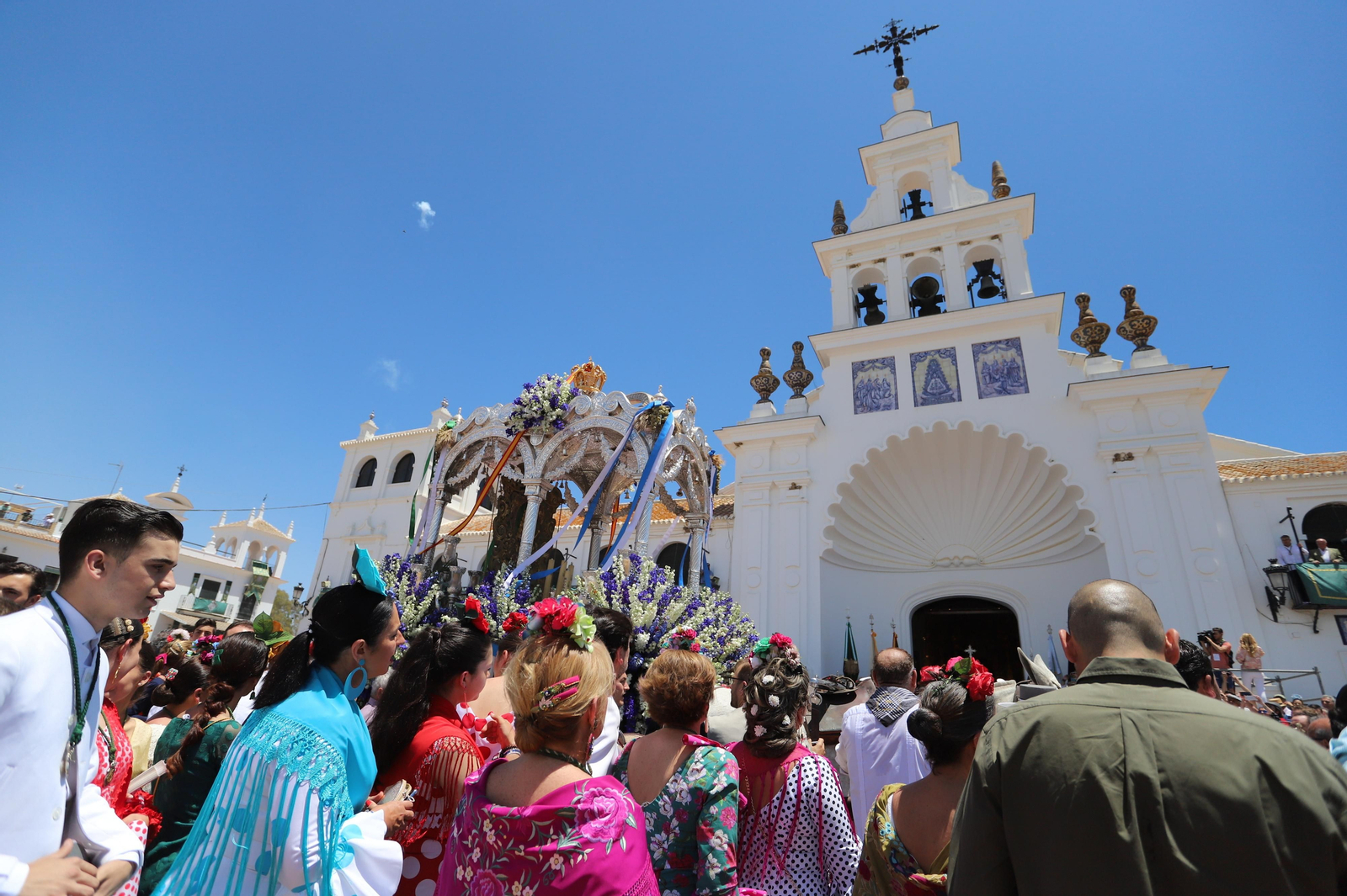 Imágenes de la presentación de las  Hermandades filiales  del sábado en el Rocío