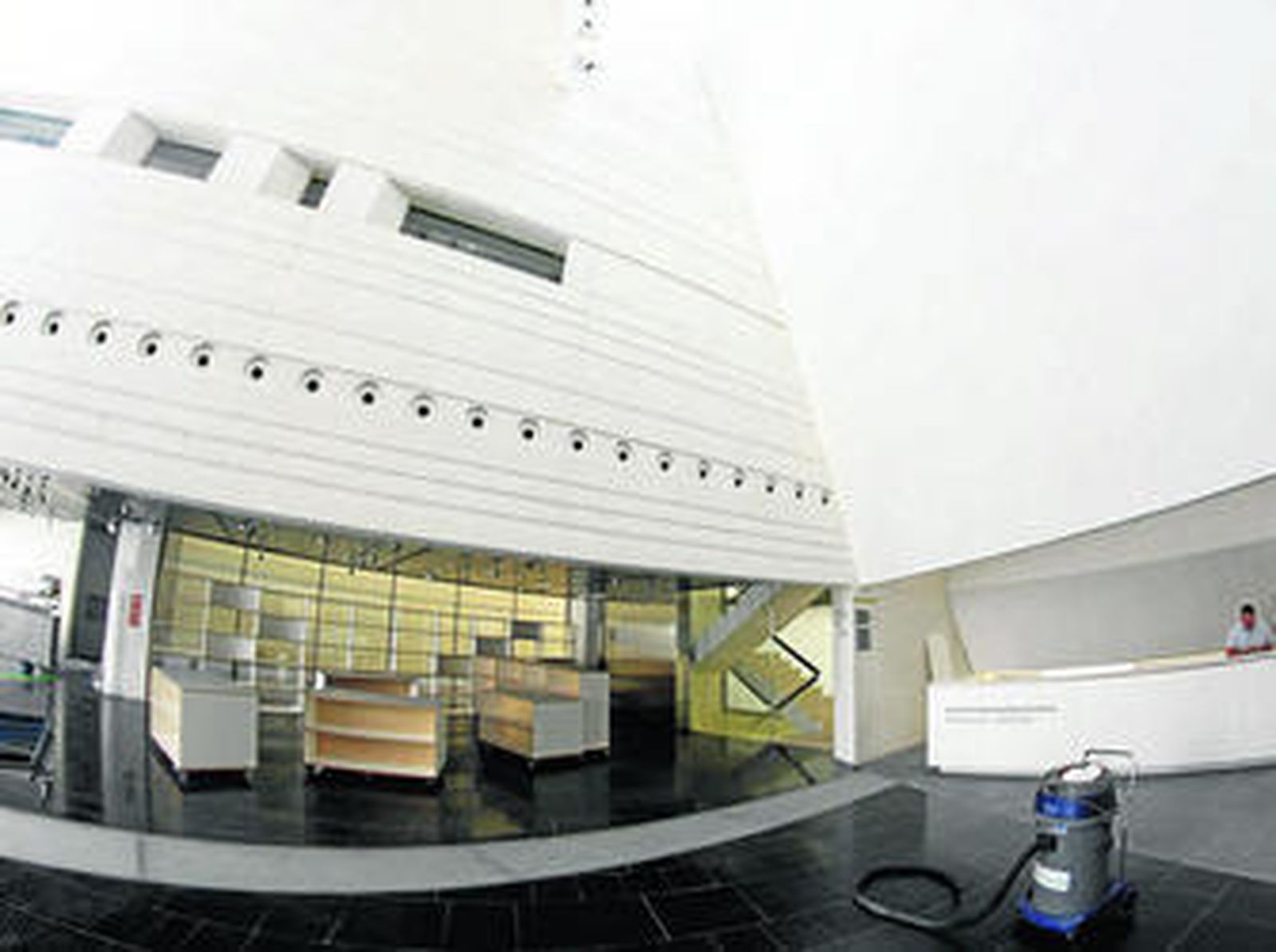 Espacio para la recepción de los visitantes.