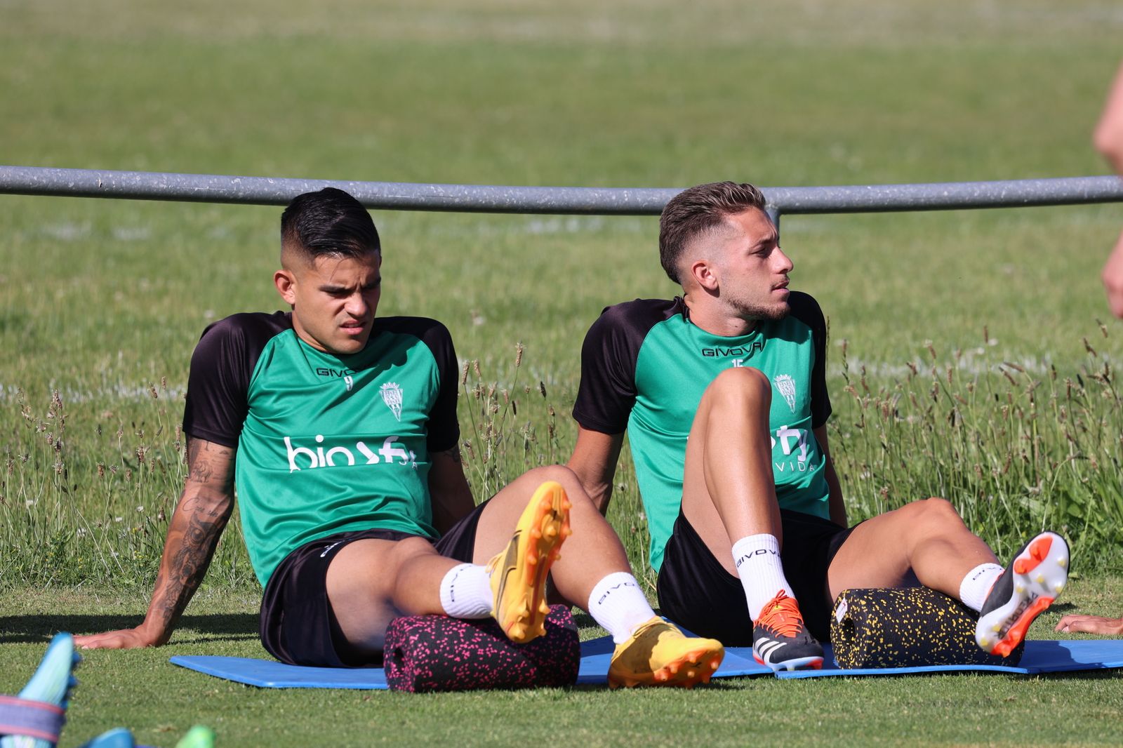 Las mejores fotos del primer entrenamiento del Córdoba CF en León