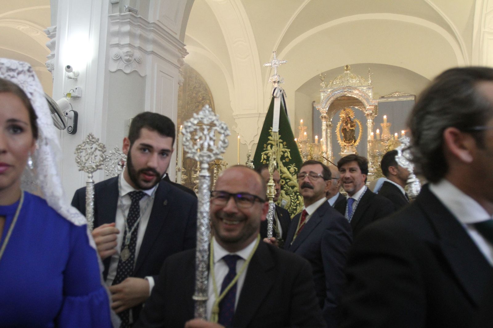 Procesión solemne de la Virgen de la Cinta.