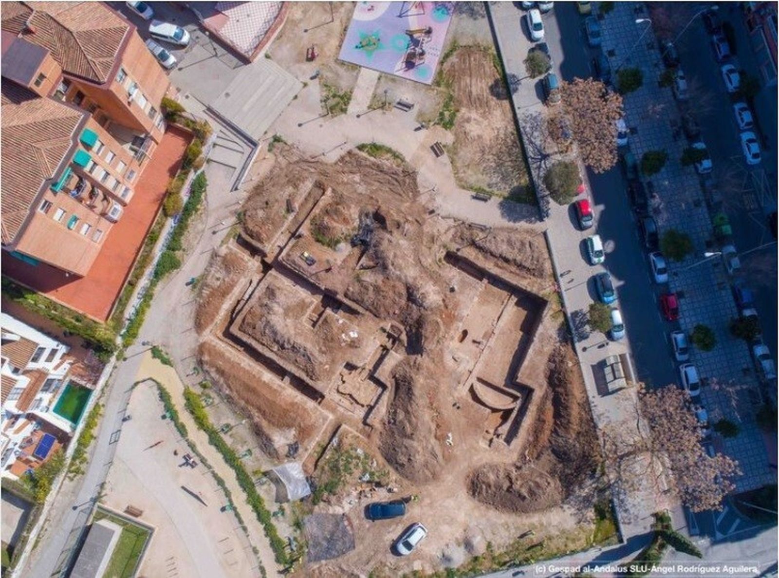 Los arqueólogos de la villa romana del Zaidín, sin cobrar seis meses después de la excavación