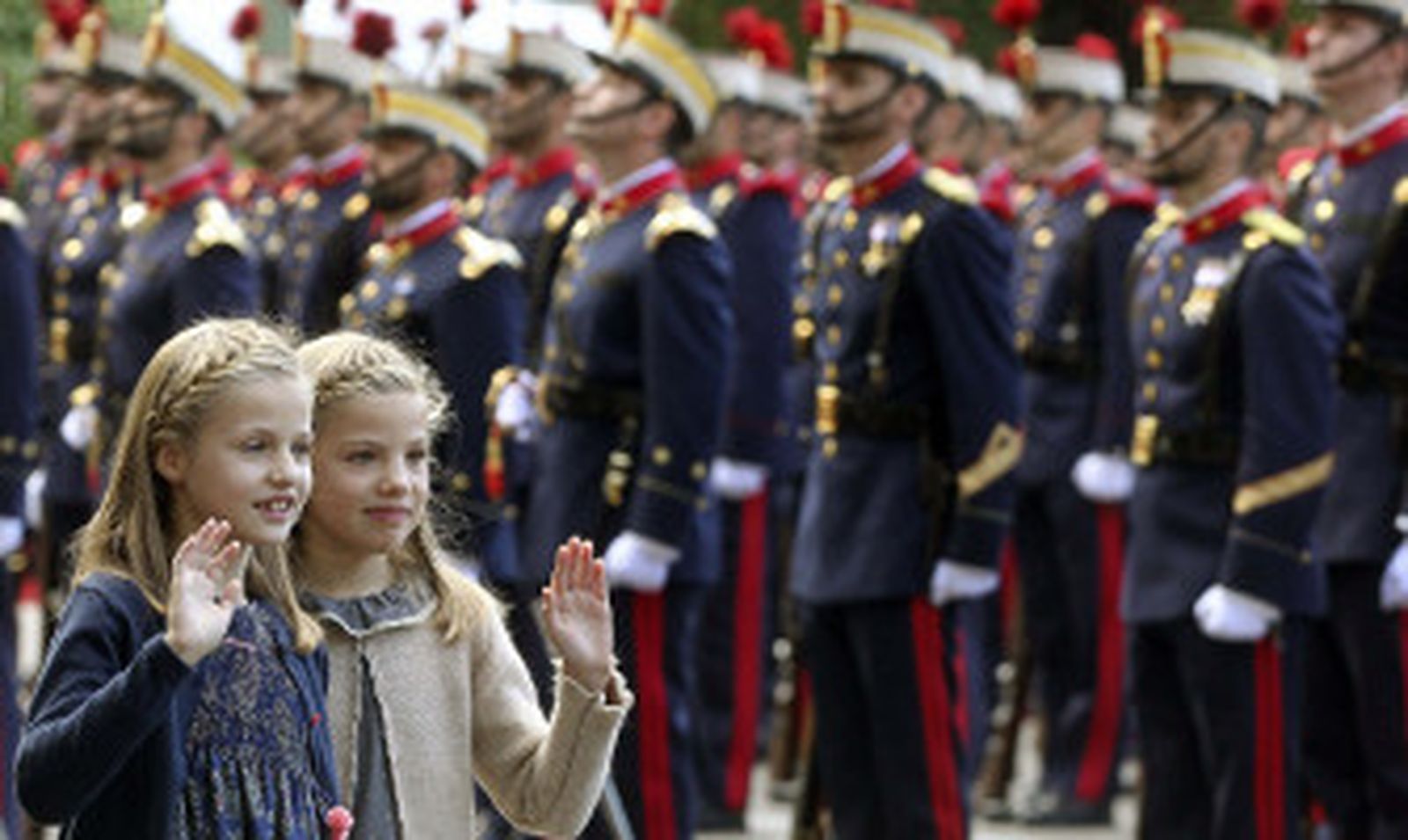 La princesa Leonor, la reina del desfile