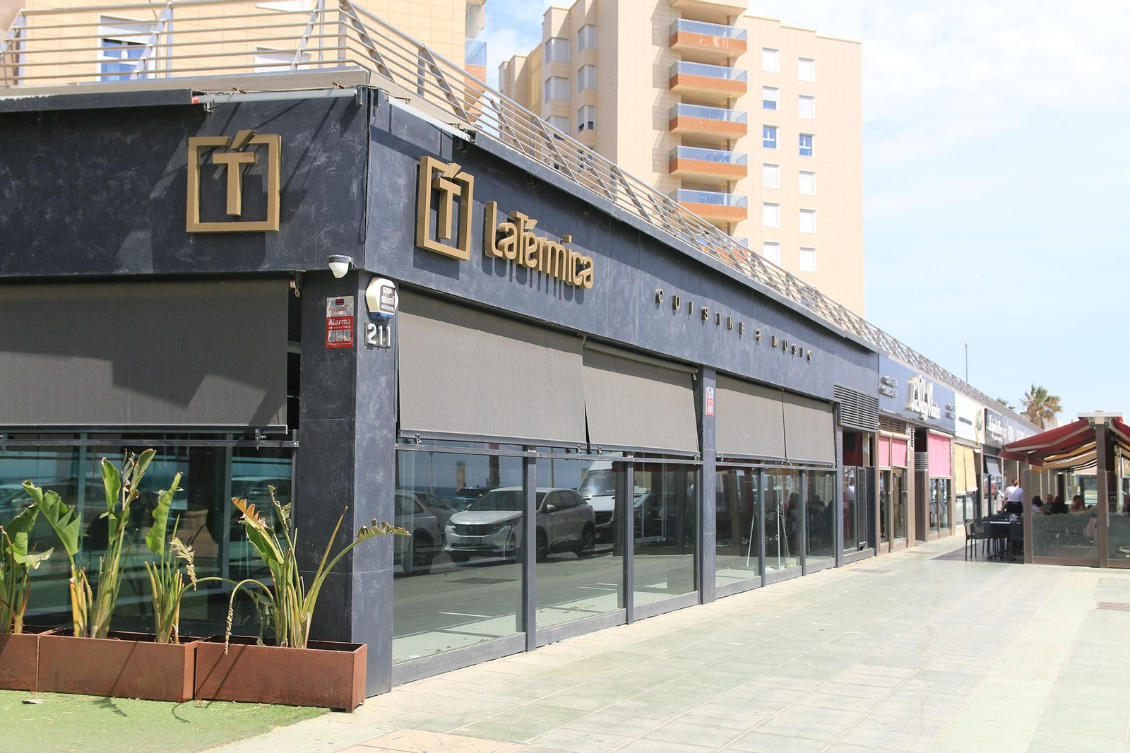 Establecimiento de La Térmica, ya cerrado.