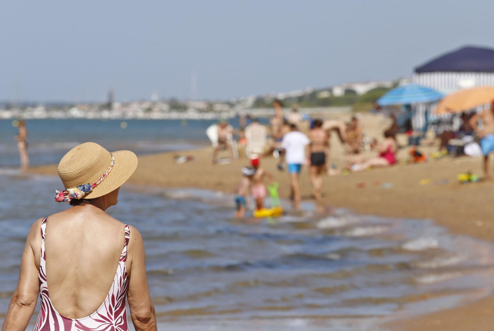Imágenes de la jornada de playa en el Nuevo Portil