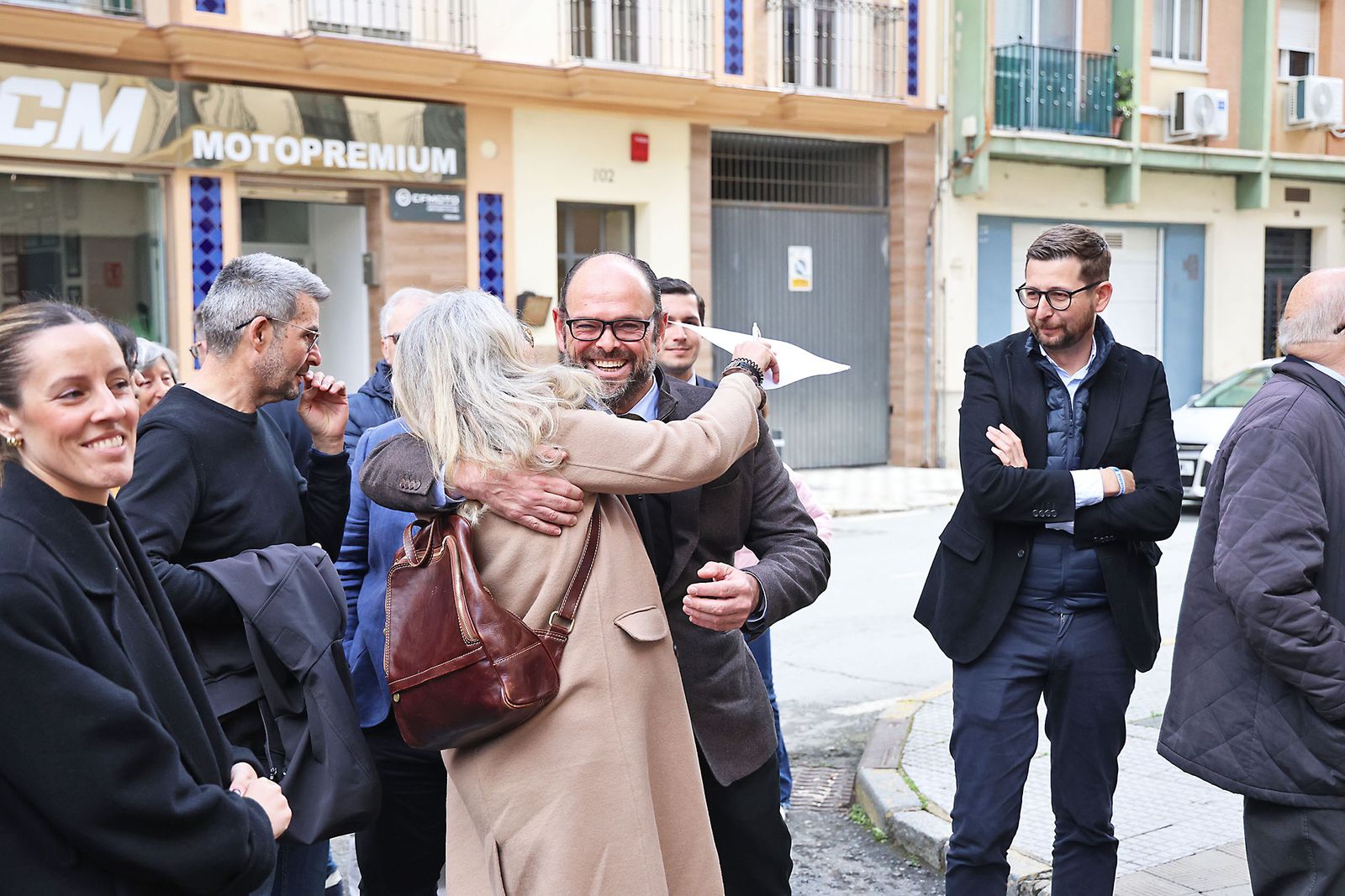 Las fotografías de la rotulación del Rincón de Juan Romero