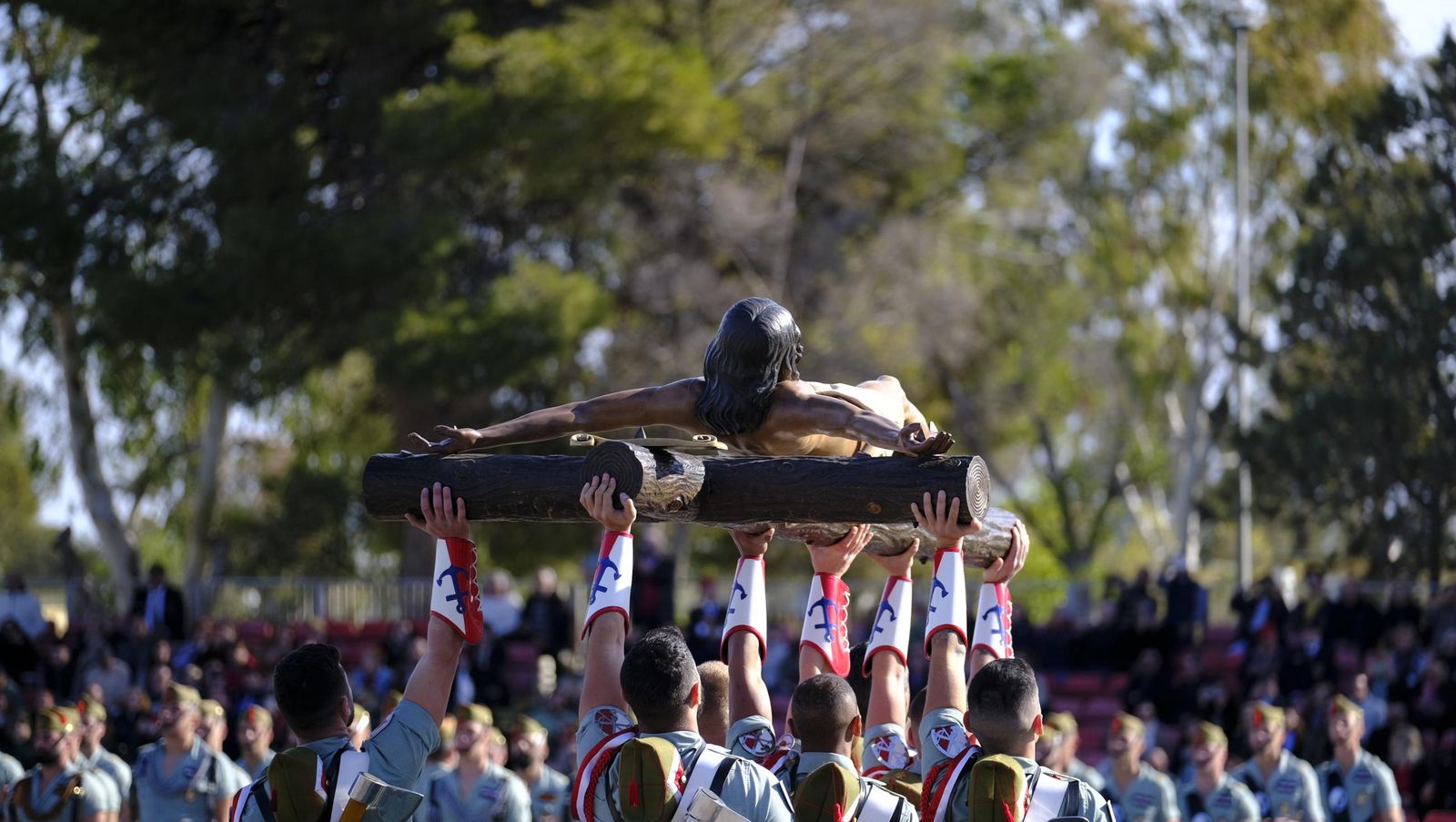 Conmemoración del Combate de Edchera en la Base Álvarez de Sotomayor de La Legión, en imágenes