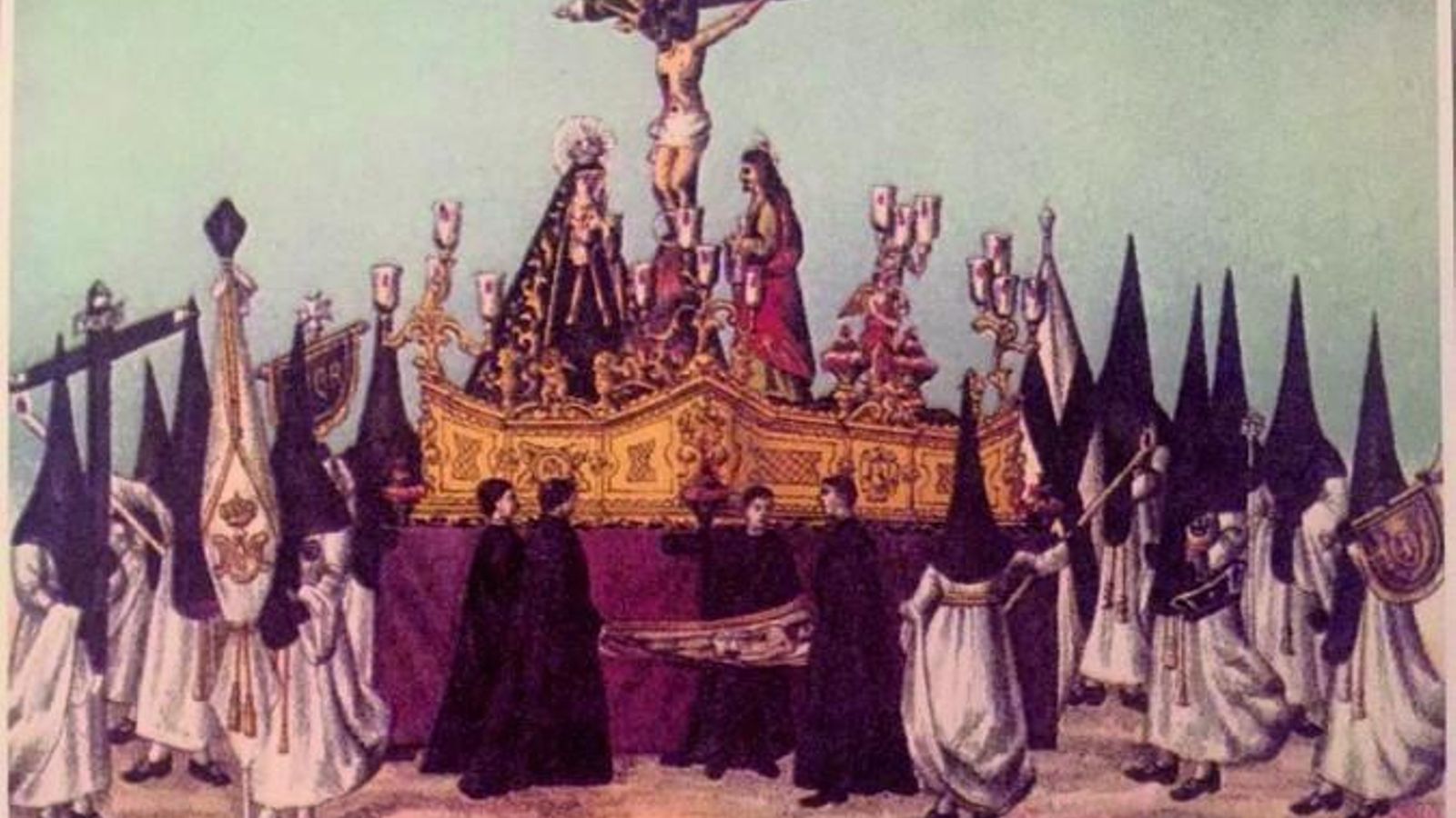 Detalles que cuentan historiasl Cerámica donde se aprecia la réplica de la Sábana Santa en el Buen Fin.