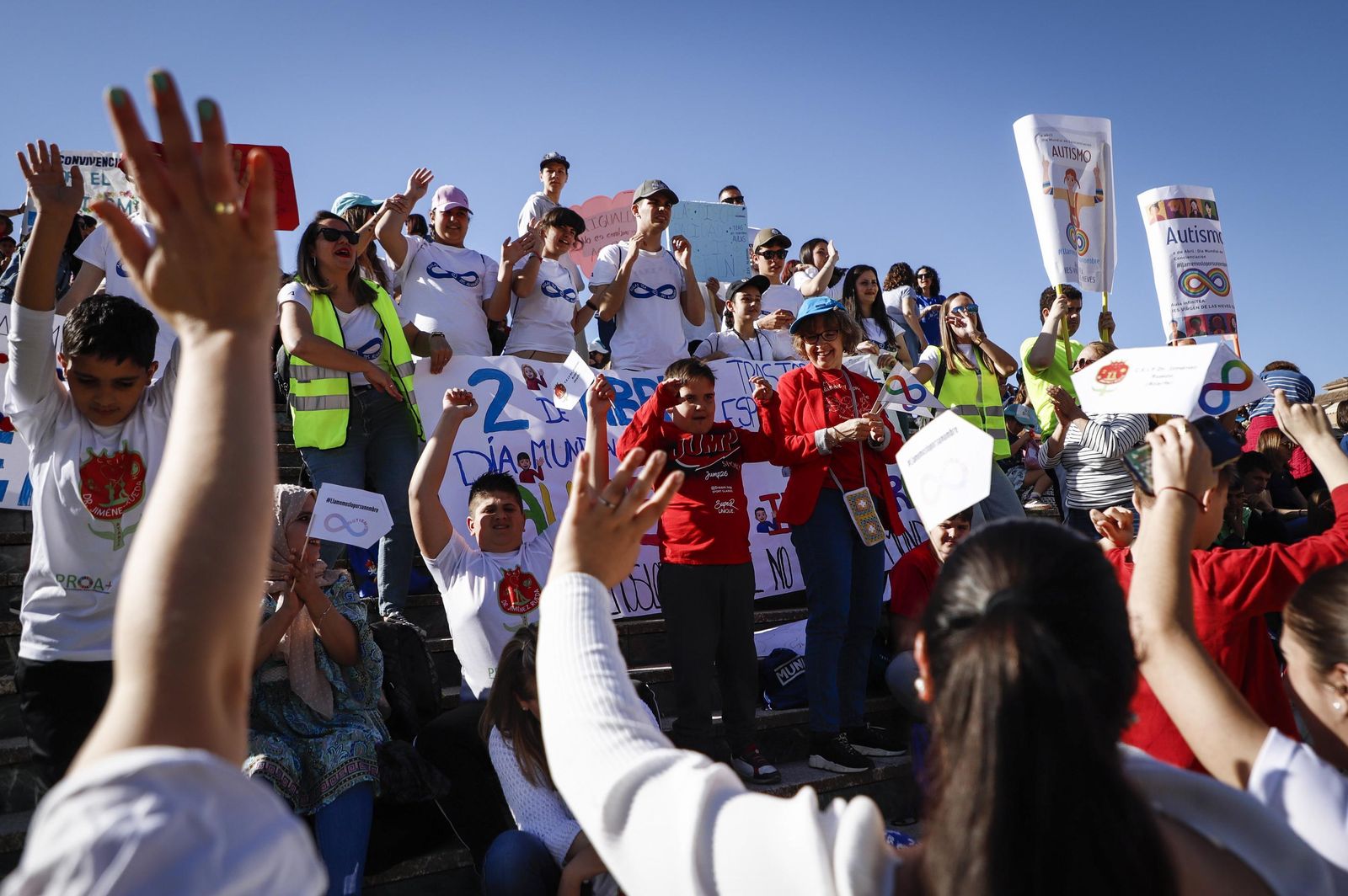 Así ha sido la primera concentración de autismo en Granada