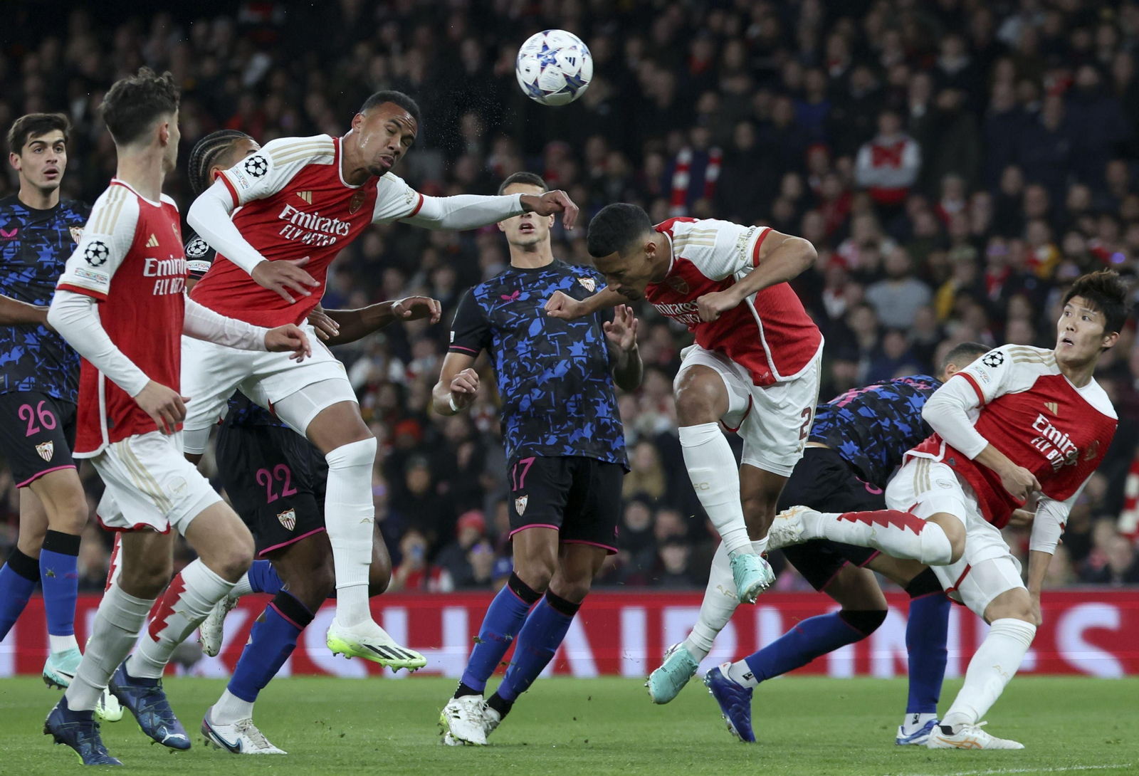 Las fotos del Arsenal-Sevilla de Champions