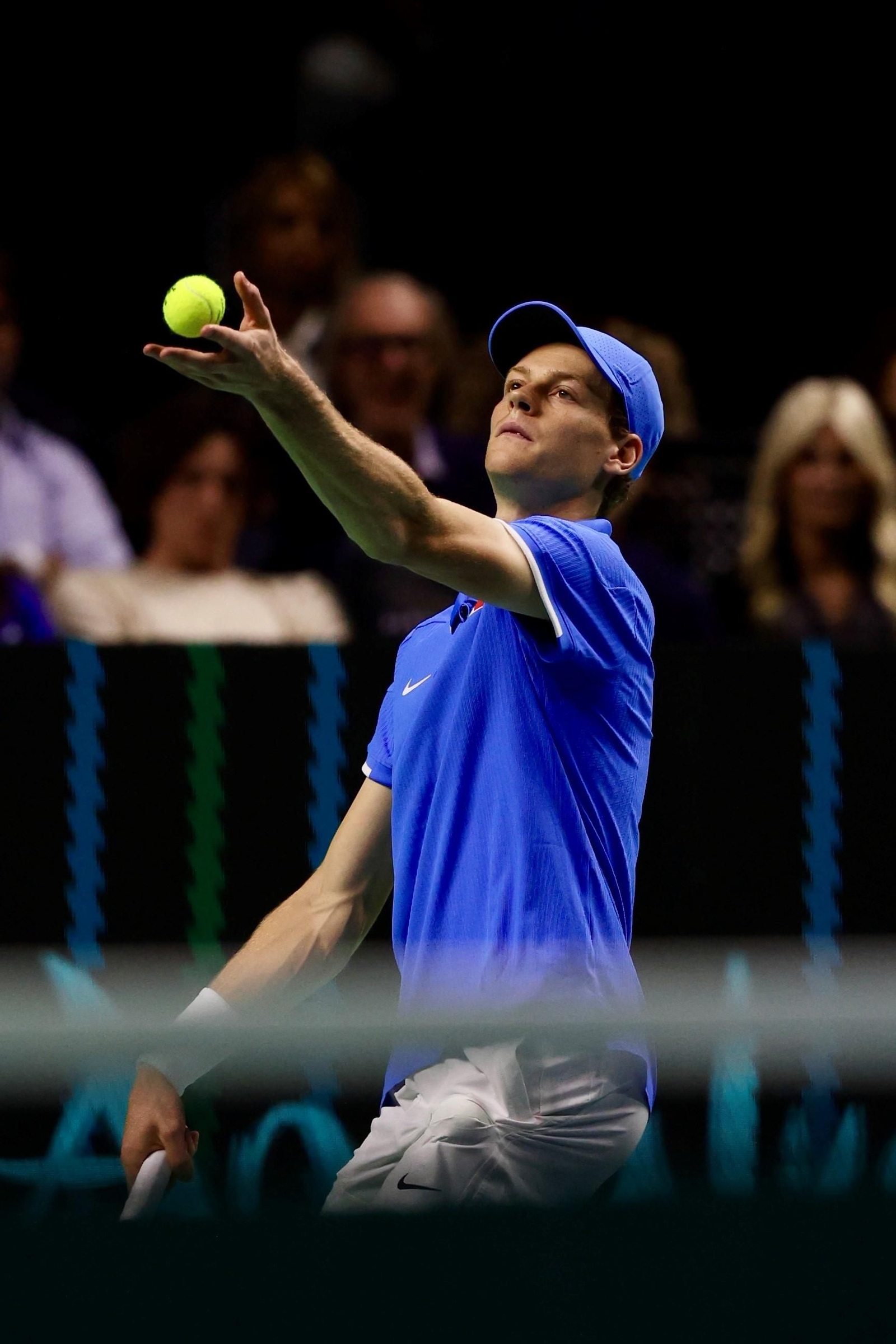La celebración de Italia de la Copa Davis en Málaga, en fotos