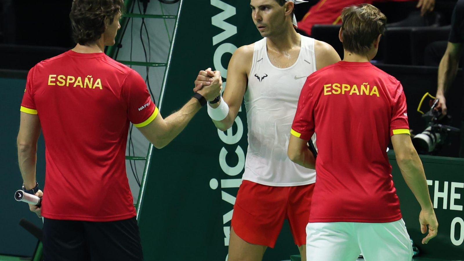 Rafa Nadal-Carlos Alcaraz, ocho juegos a tope con empate antes de la Copa Davis