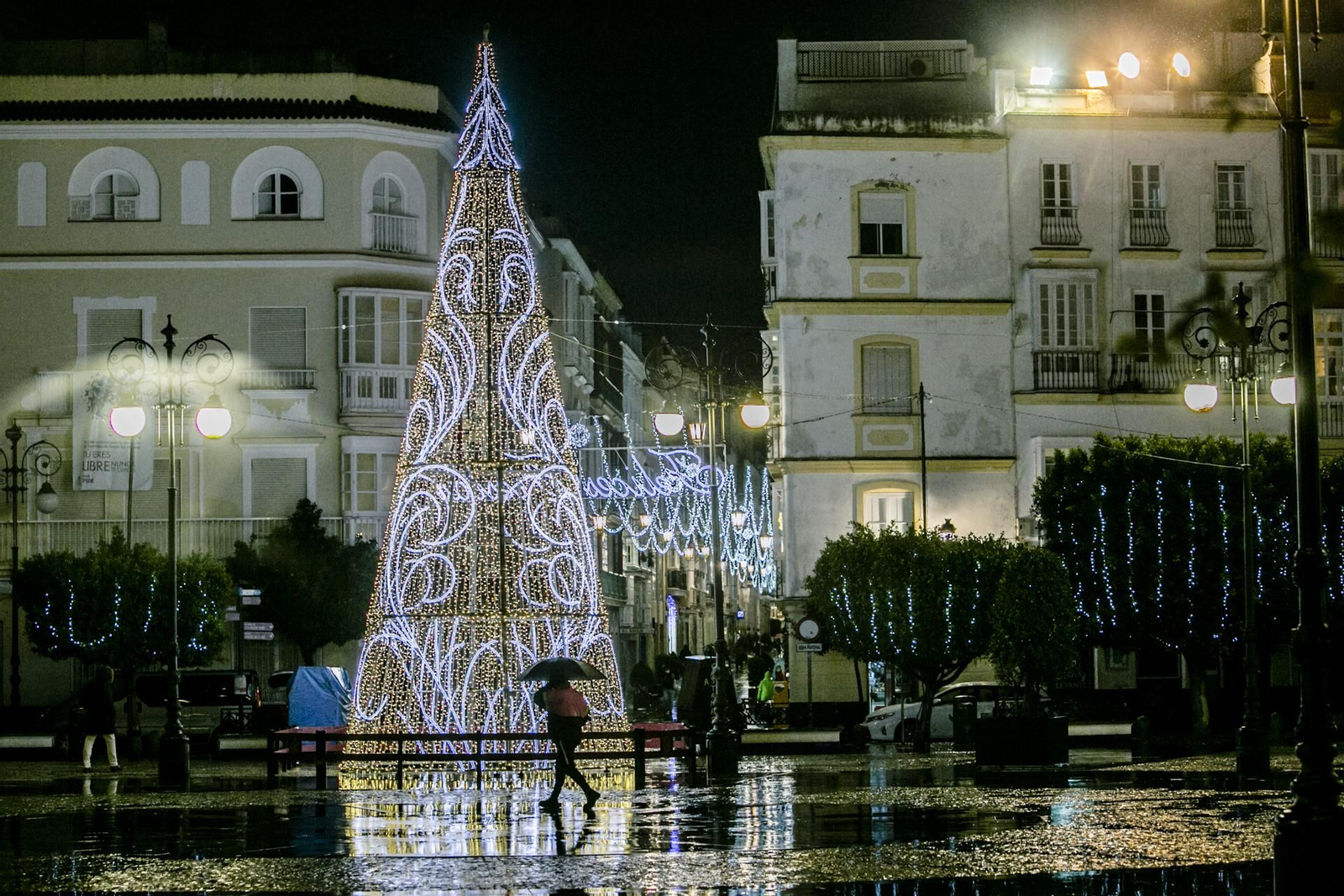 Fotos del alumbrado extraordinario de Navidad.