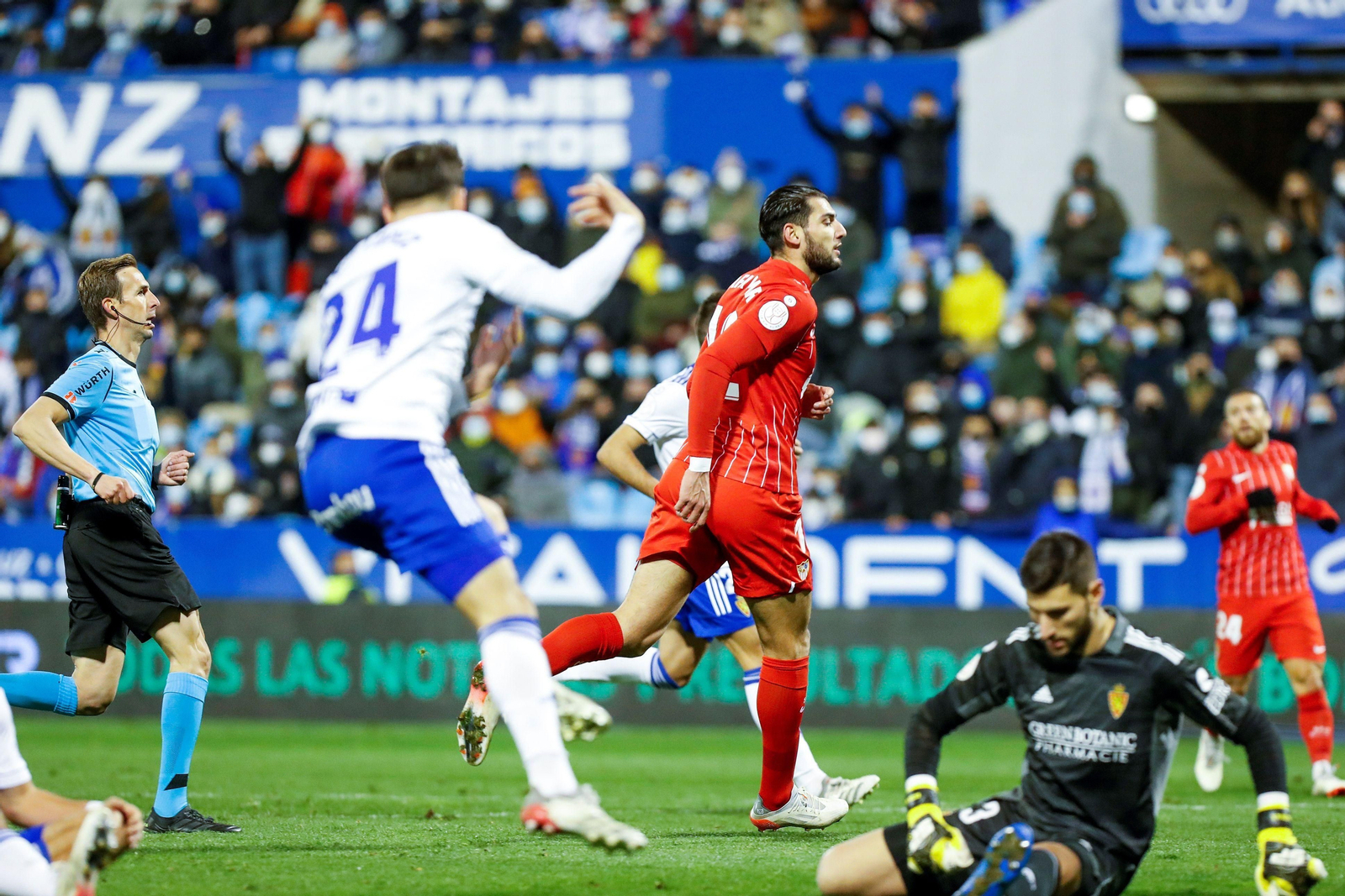 Las imágenes del Zaragoza-Sevilla de Copa del Rey
