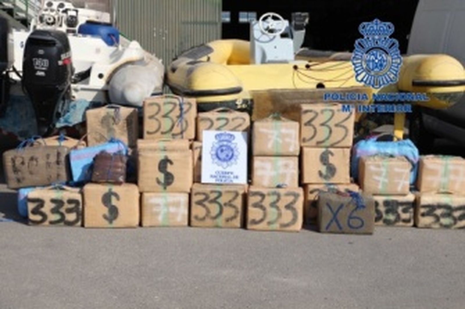 Detenidos 31 narcotraficantes e intervenidas más de siete toneladas de hachís