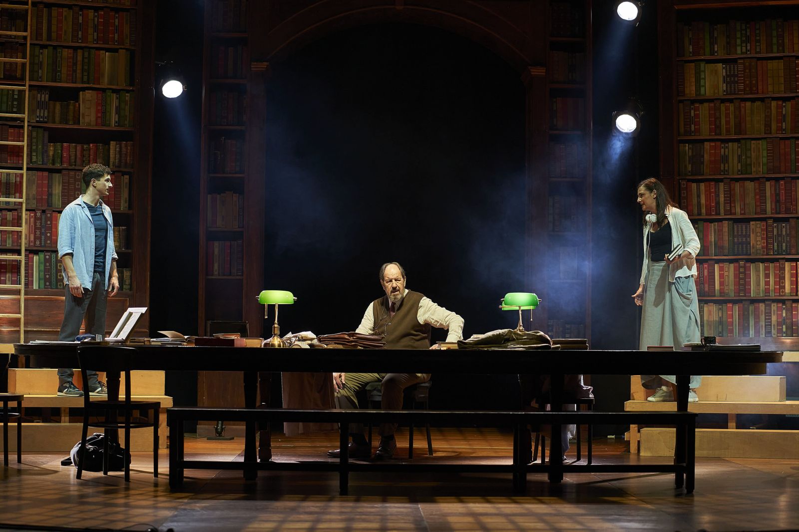 Un momento de la representación de 'Viejo amigo Cicerón'