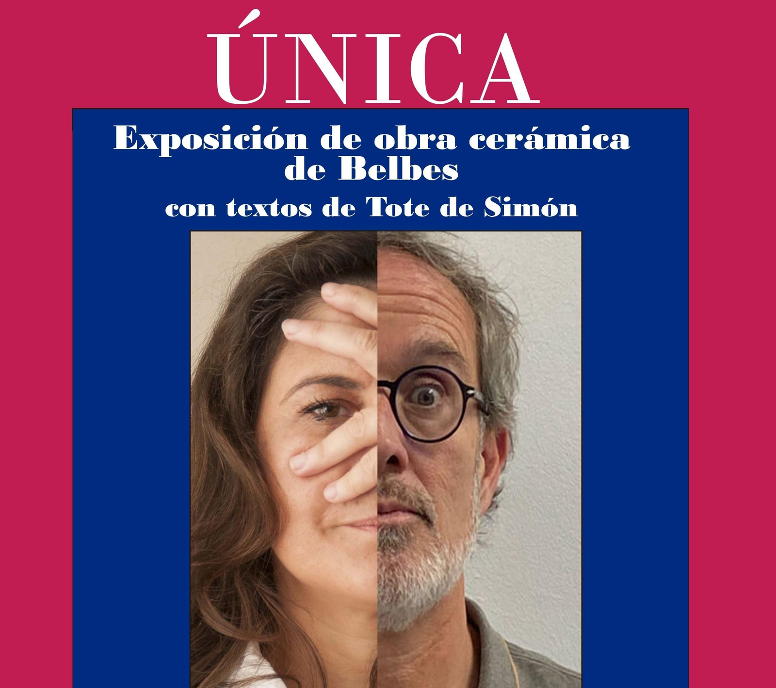 Cartel de la muestra de Belén Besga.