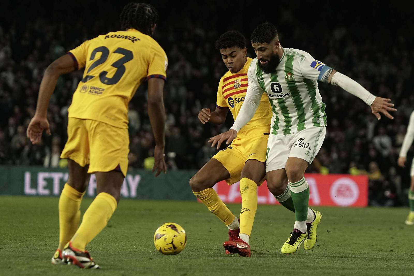 Las imágenes del Betis - Barcelona
