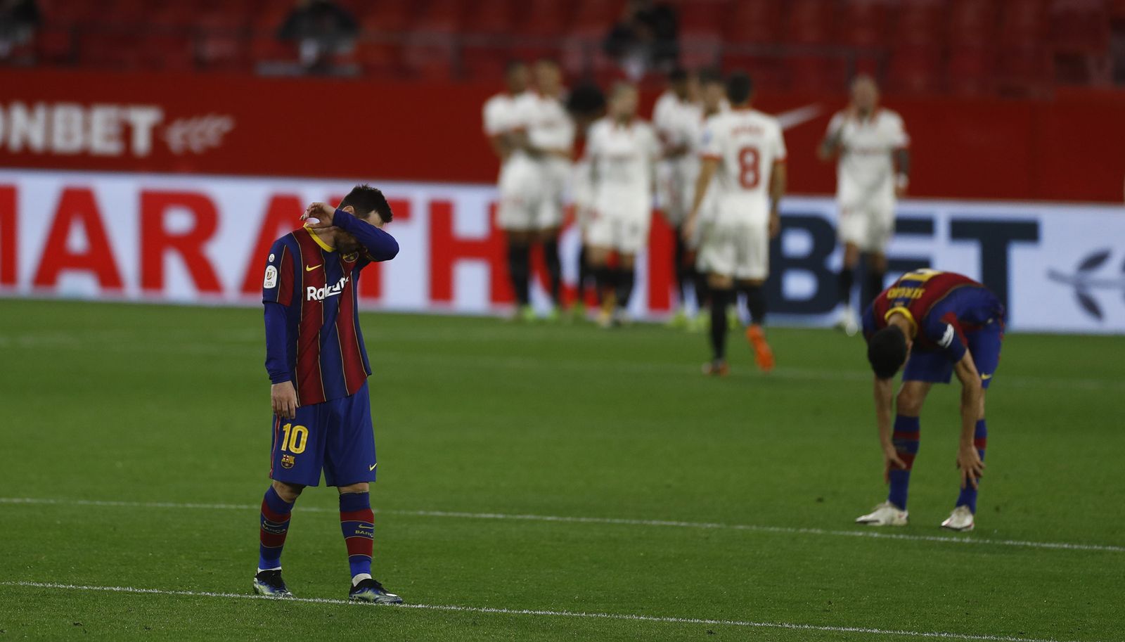 El Sevilla-Barcelona de Copa del Rey, en imágenes