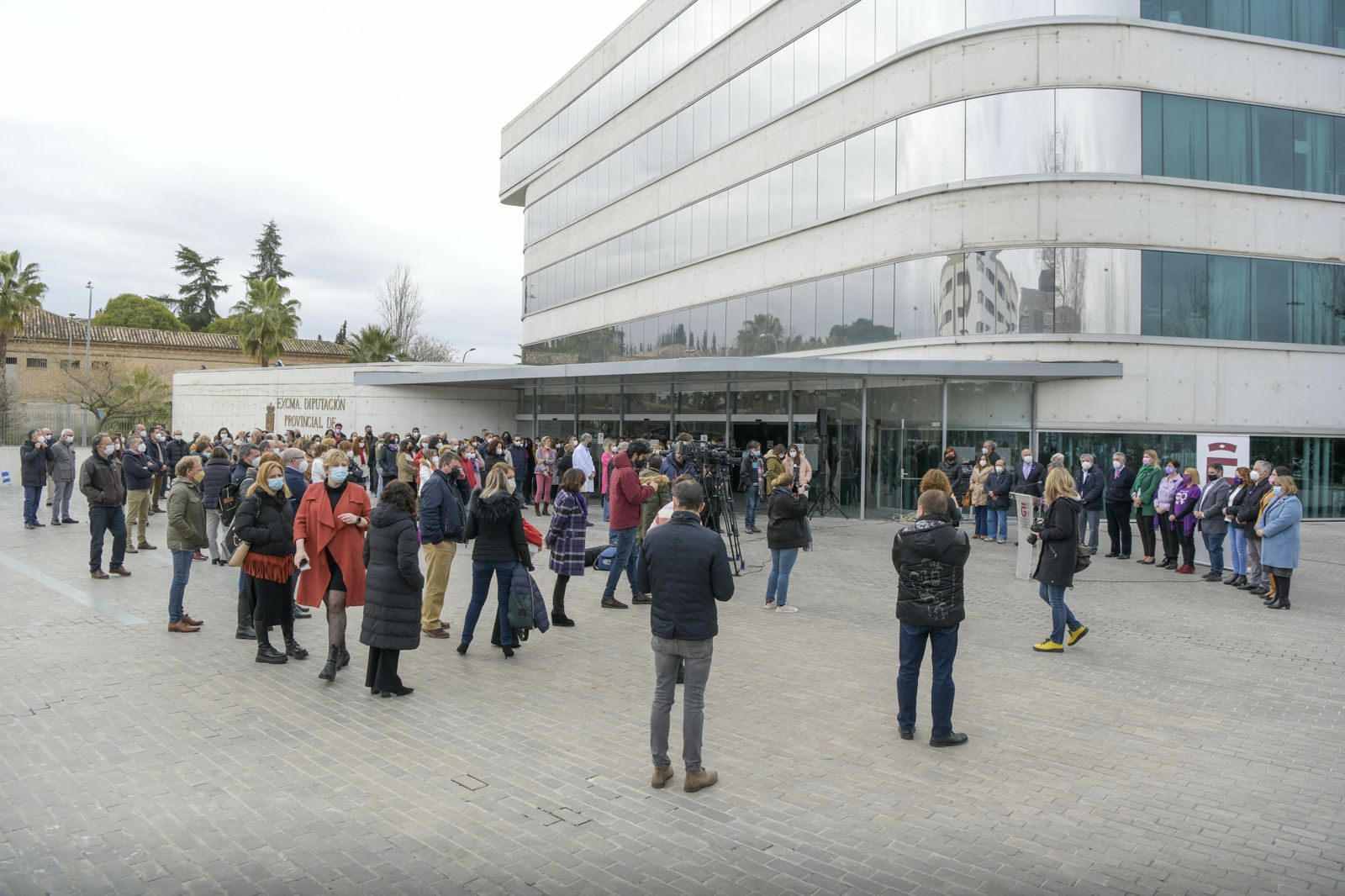 Acto por el 8M 2022 en la Diputación de Granada.