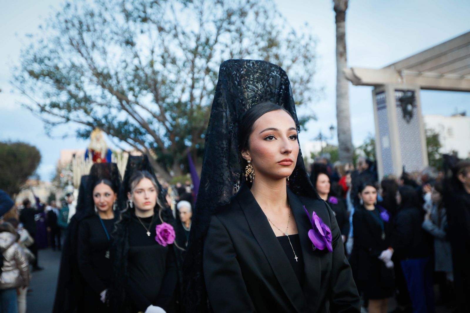 La procesión del Encuentro, en imágenes