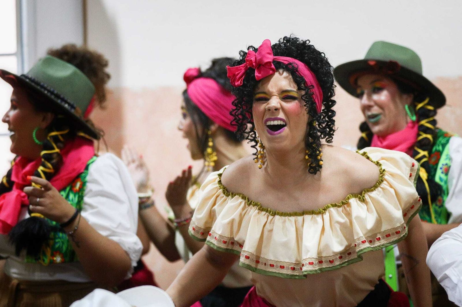 Ambiente en camerinos