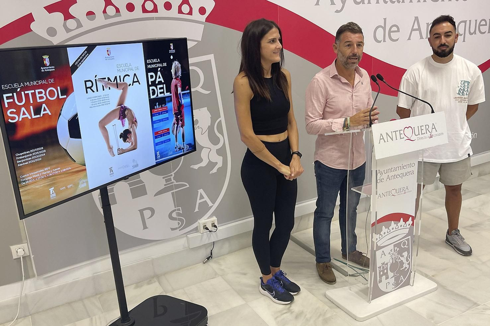 Presentación de las escuelas deportivas.