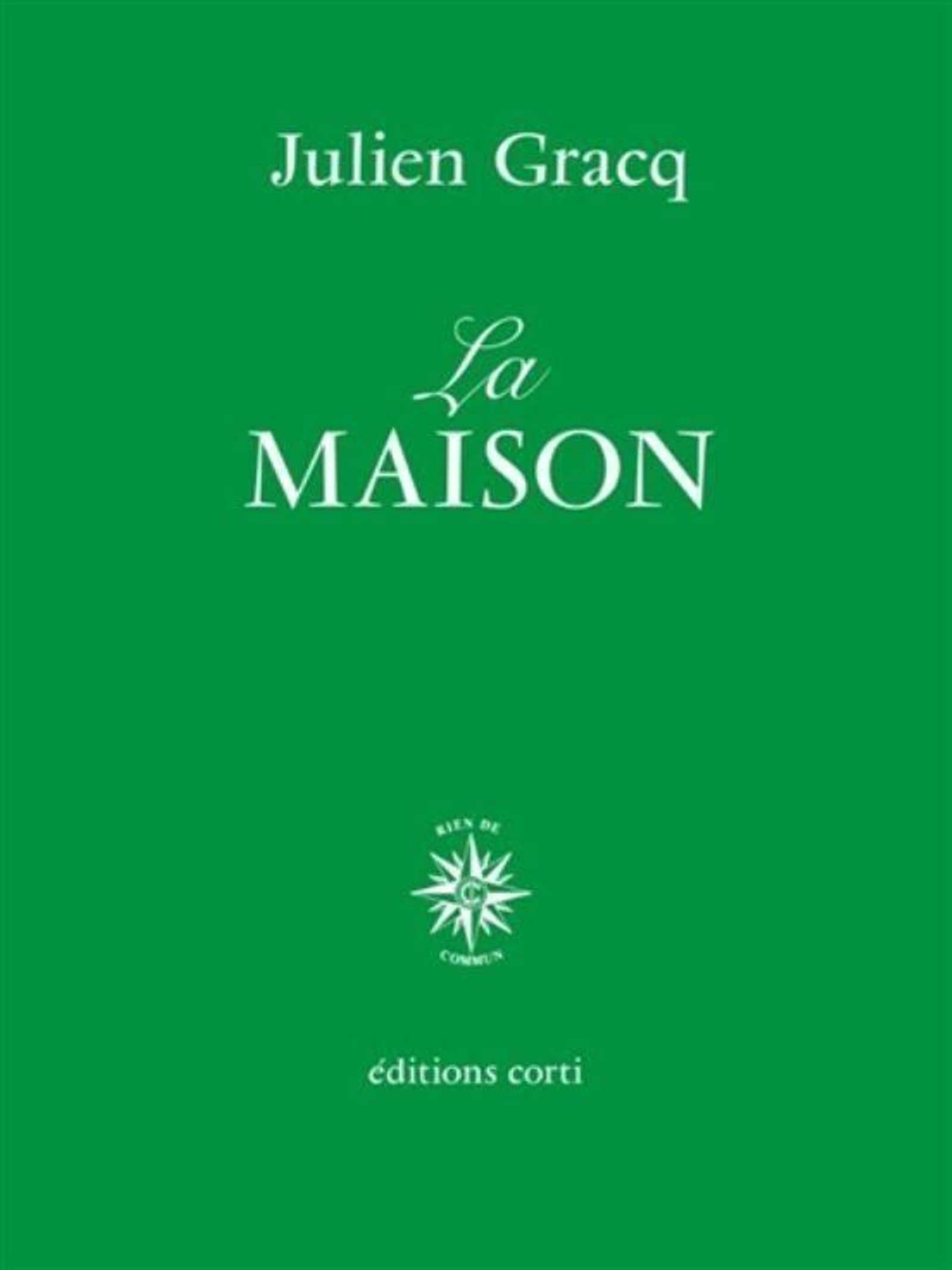 Cubierta de 'La maison'.