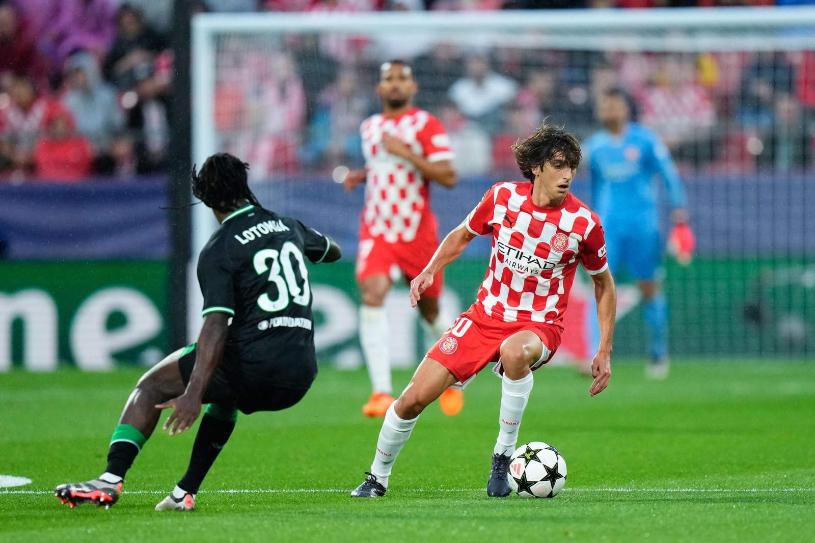 El Girona-Feyenoord de la Champions League, en fotos