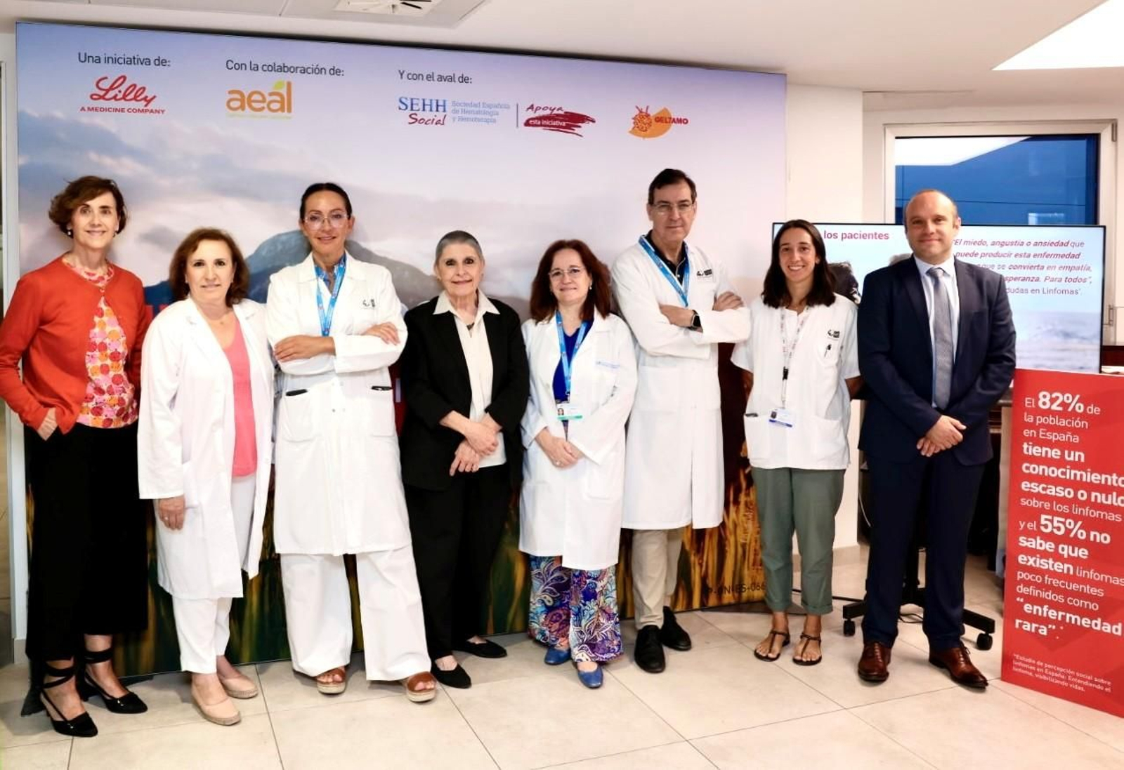 Presentación del ‘Estudio de percepción social sobre linfomas en España’ celebrada esta  semana en Madrid.