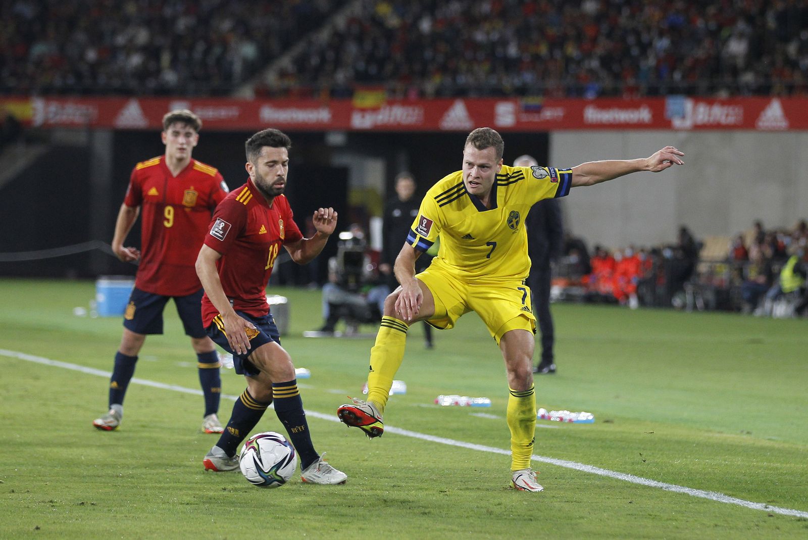 Las imágenes del España-Suecia